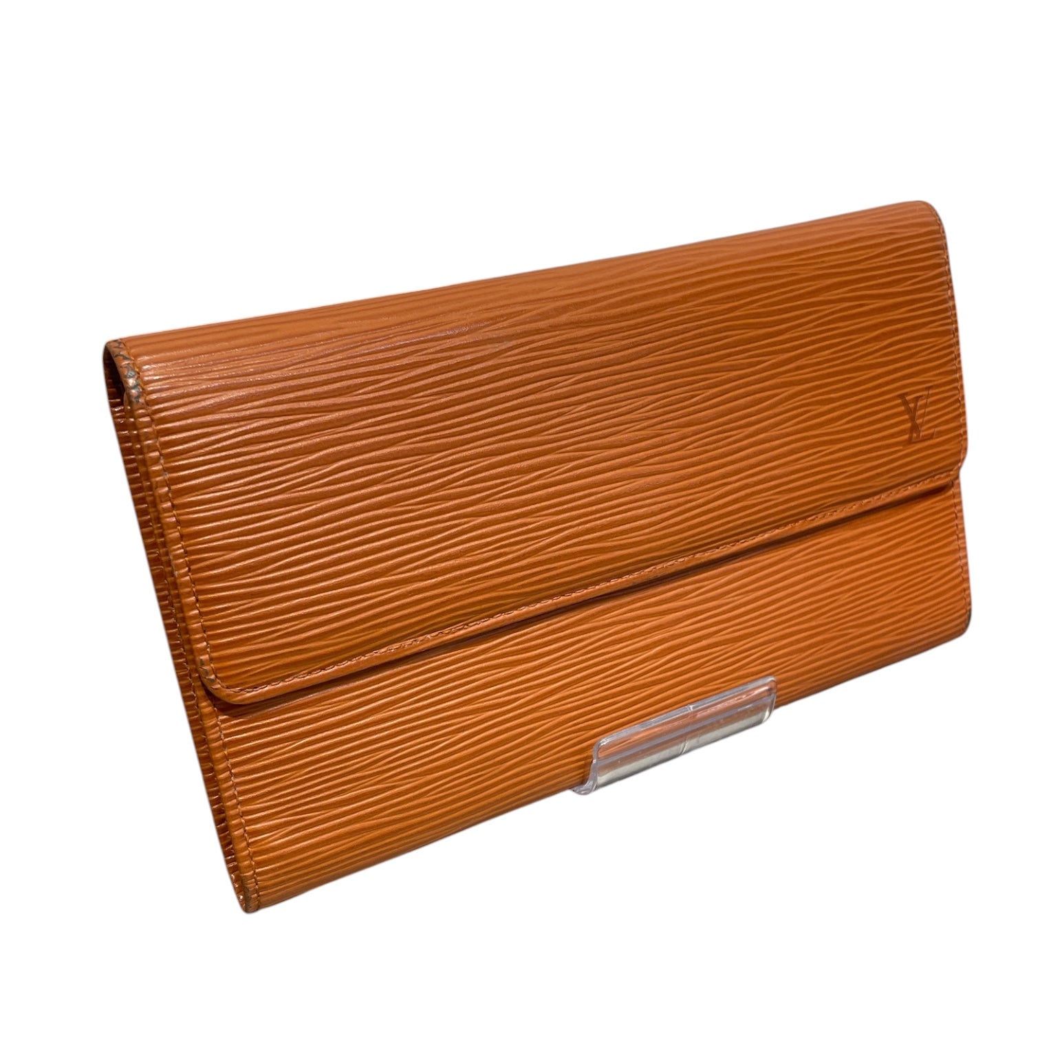 LOUIS VUITTON/Long Wallet/Leather/ORN/L's/Orange Epi Leather Long Wallet view 1