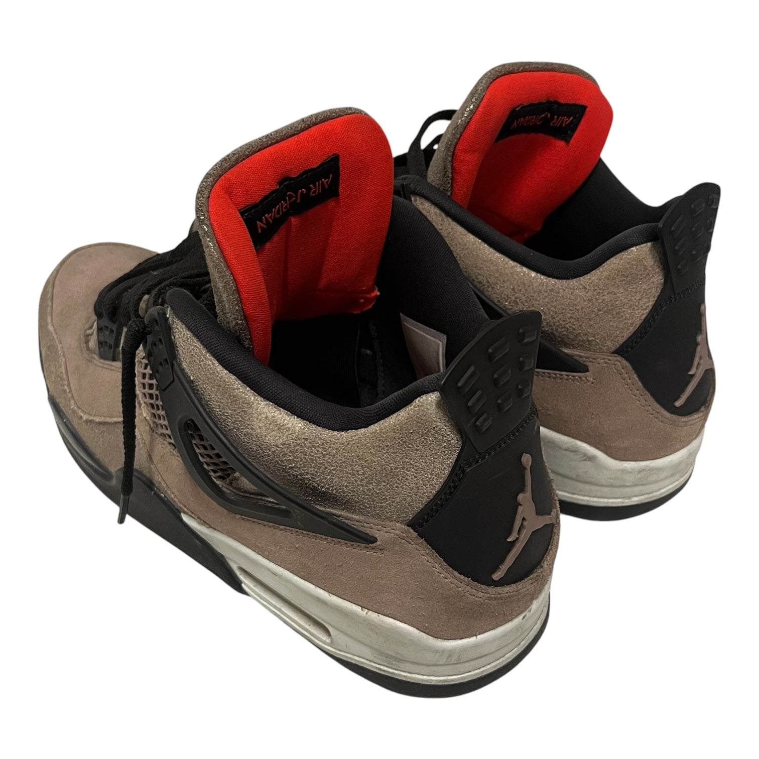 NIKE/Hi-Sneakers/US 12/Suede/BRW/retro 4 taupe haze view 2