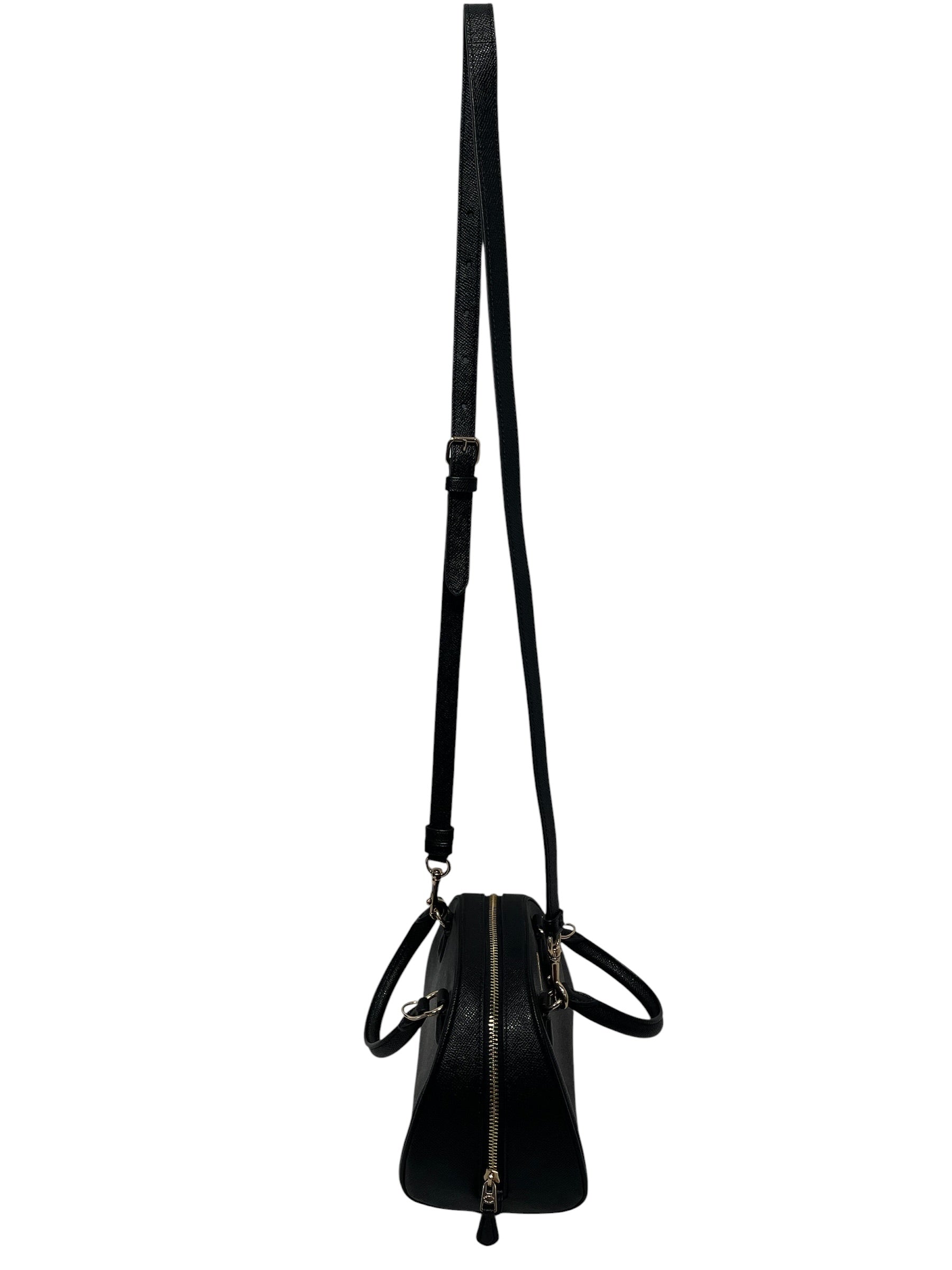 COACH/Bag/Leather/BLK/SYDNEY SATCHEL view 2