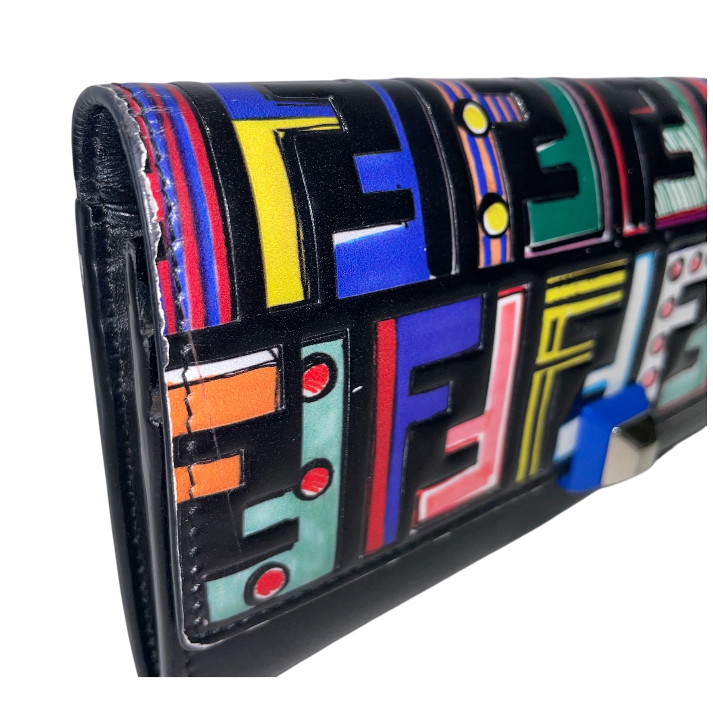 FENDI/Trifold Wallet/Monogram/Cotton/MLT/Multicolor FF Wallet view 6