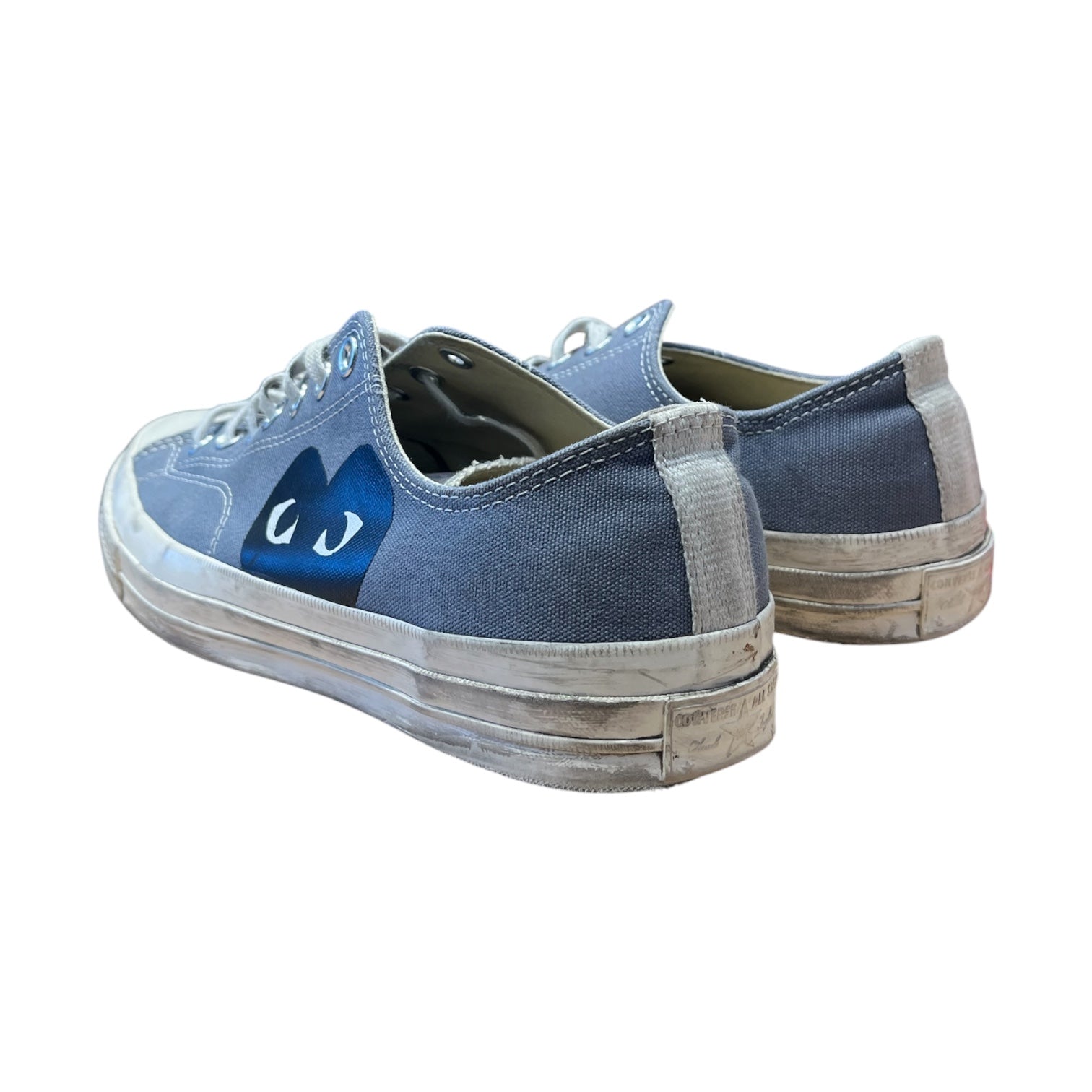 CONVERSE/COMME des GARCONS/Low-Sneakers/US 11.5/GRY/black heart view 2
