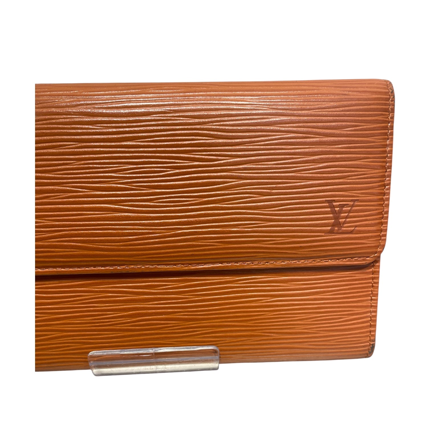 LOUIS VUITTON/Long Wallet/Leather/ORN/L's/Orange Epi Leather Long Wallet view 5