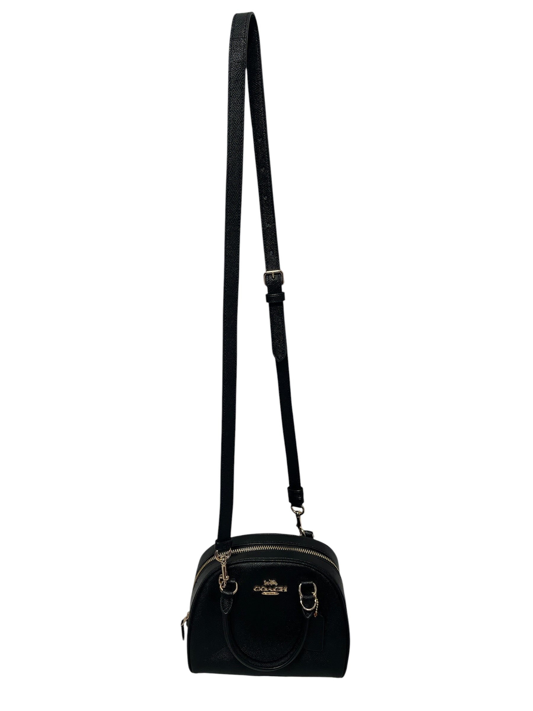 COACH/Bag/Leather/BLK/SYDNEY SATCHEL view 1