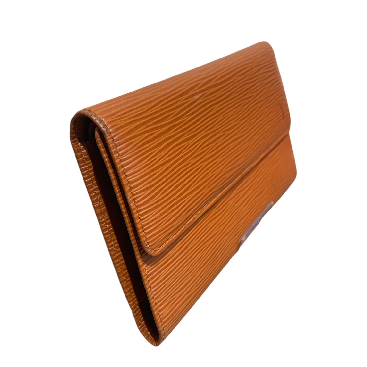 LOUIS VUITTON/Long Wallet/Leather/ORN/L's/Orange Epi Leather Long Wallet view 6