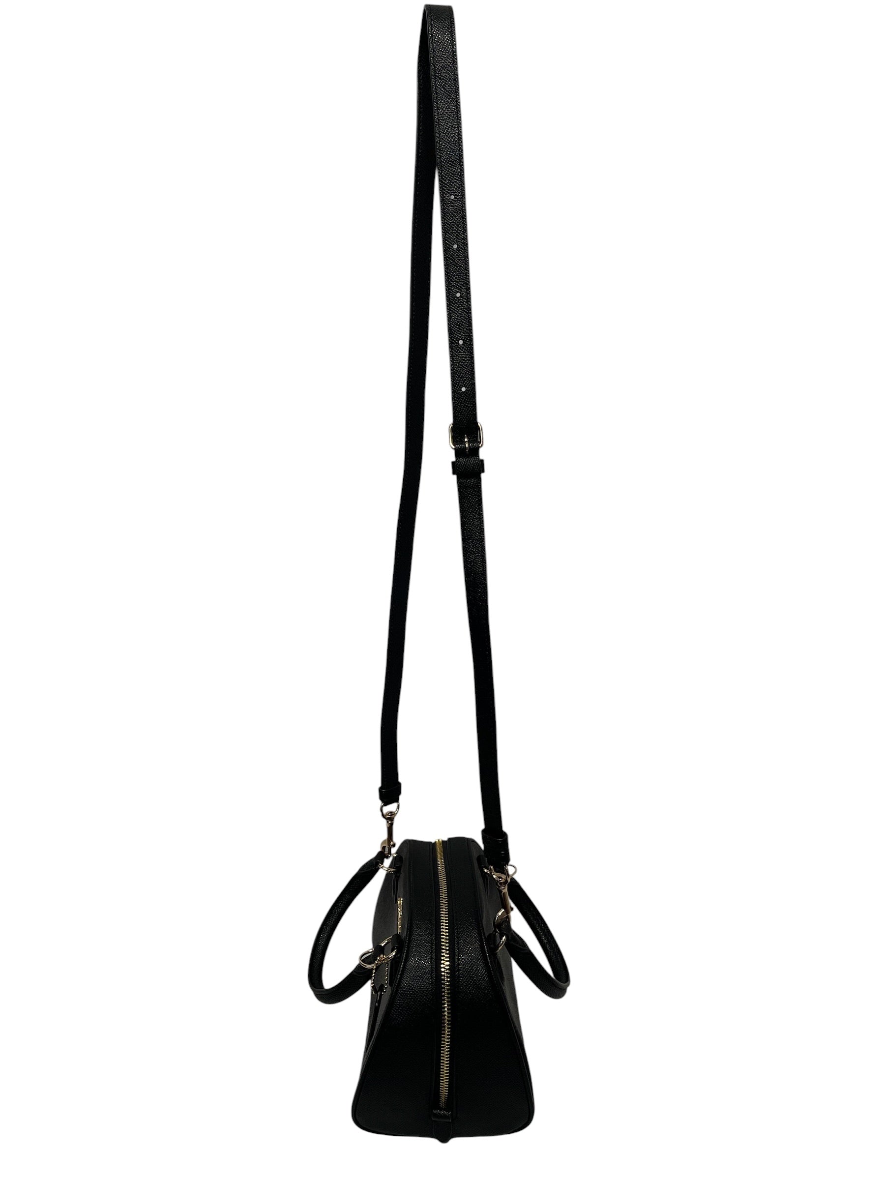 COACH/Bag/Leather/BLK/SYDNEY SATCHEL view 4