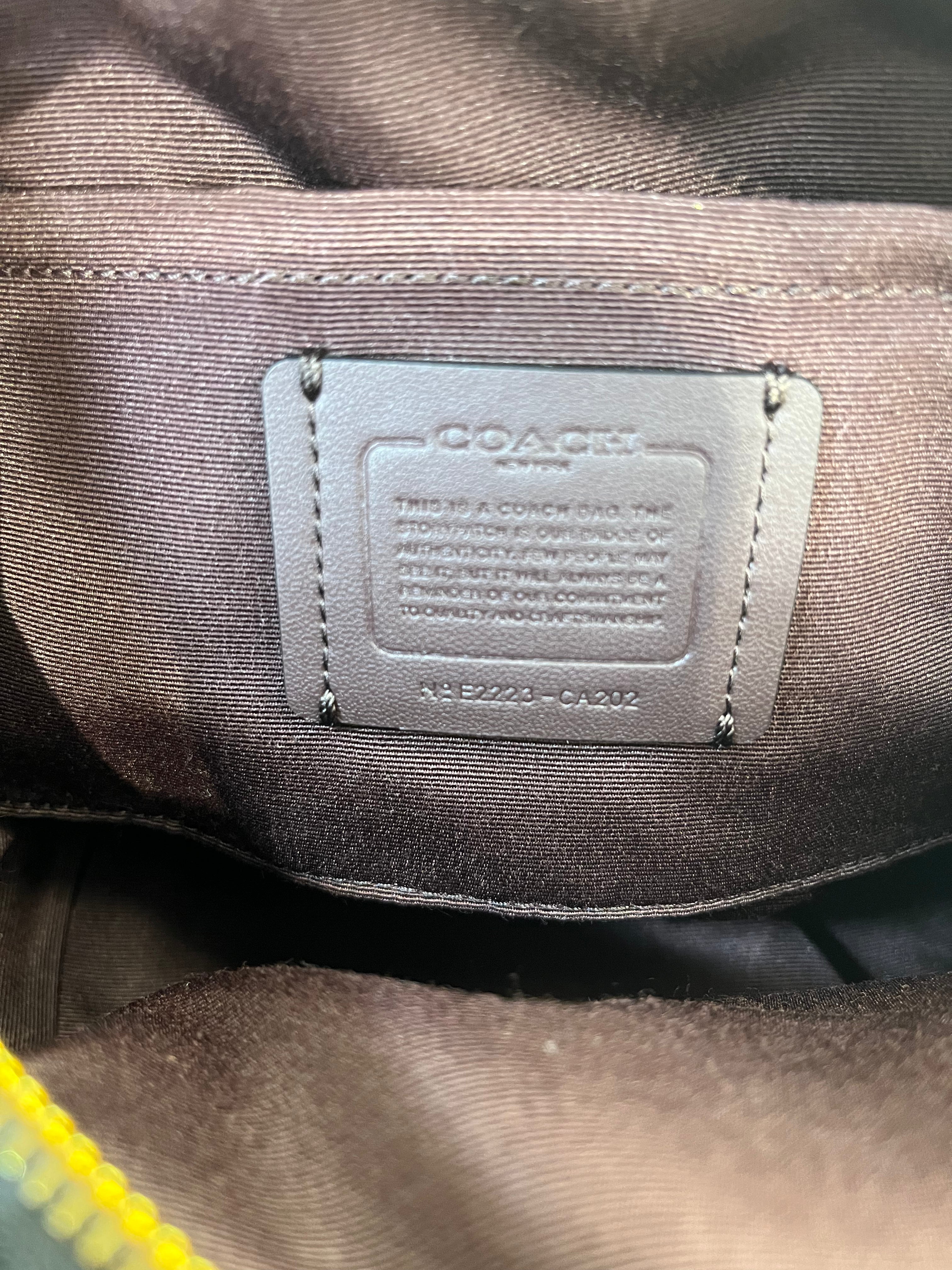 COACH/Bag/Leather/BLK/SYDNEY SATCHEL view 6