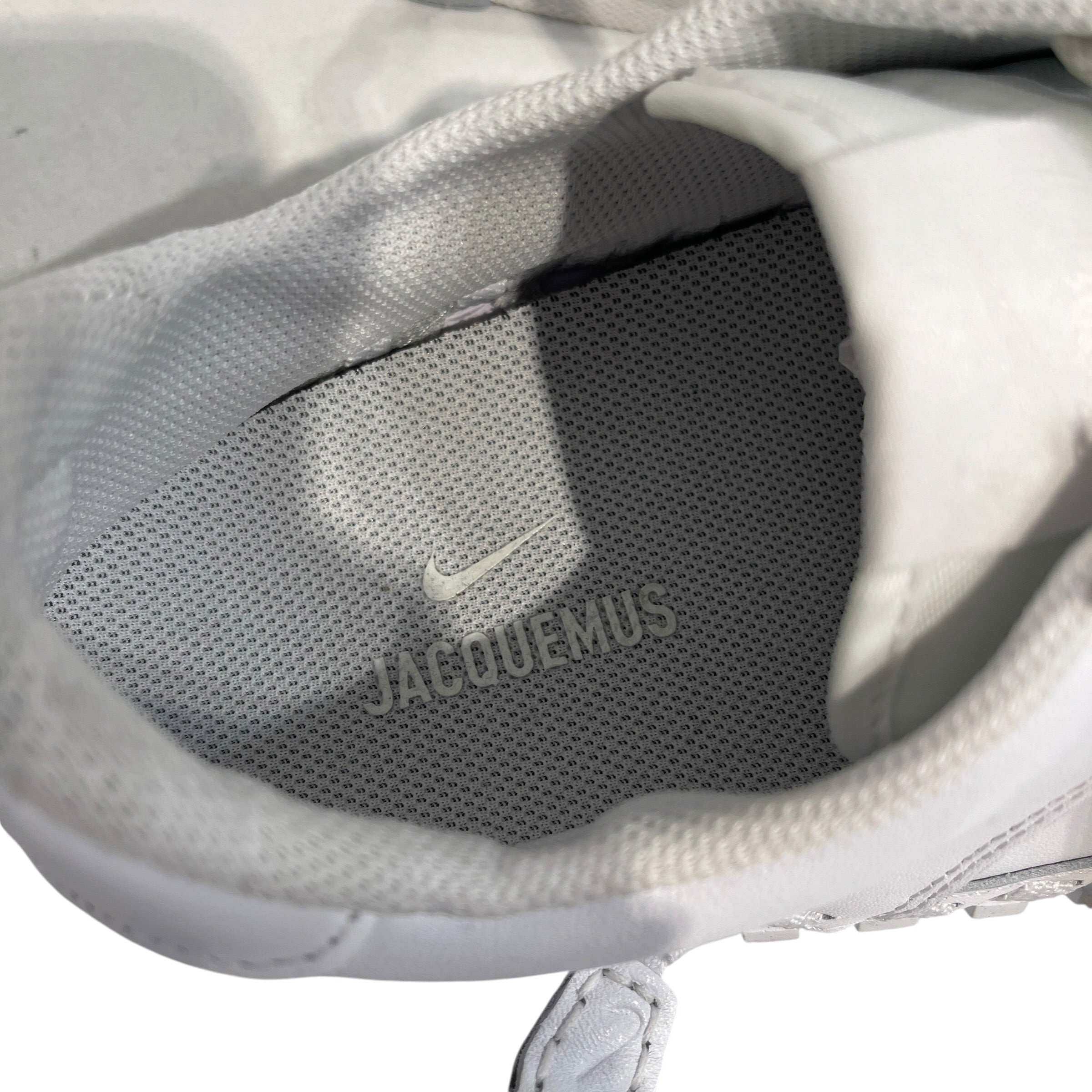 NIKE/Low-Sneakers/US 12.5/Leather/WHT/Jacquemus J Force view 3