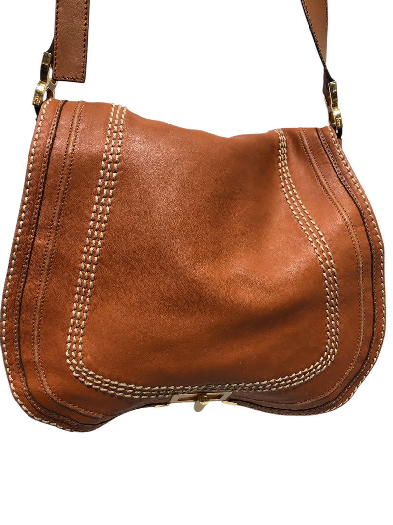 Chloe/Cross Body Bag/Leather/BRW/