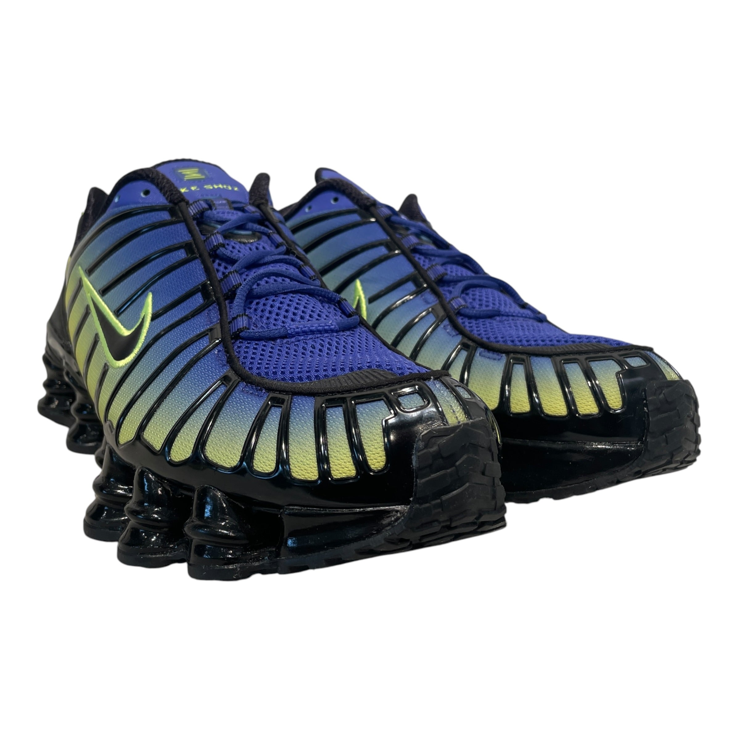 NIKE/Low-Sneakers/US 13/Cotton/BLU/Nike Shock view 1