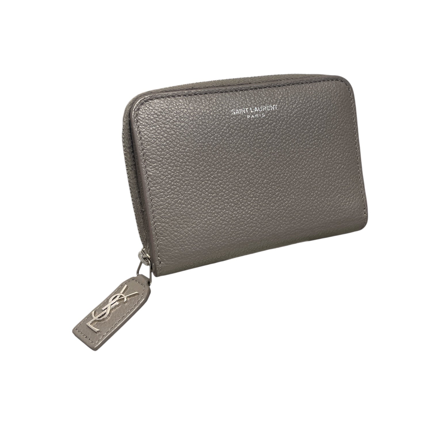 YVES SAINT LAURENT/Wallet/Leather/GRY/L's/GUE603081 1119 view 1