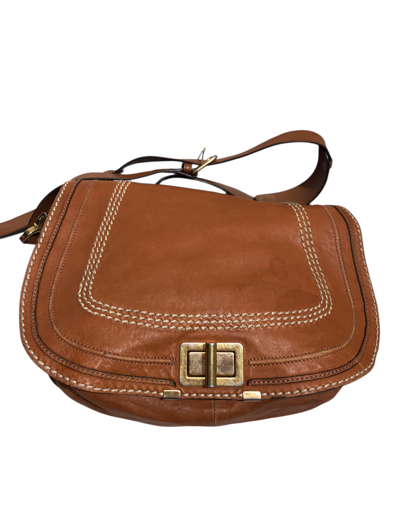 Chloe/Cross Body Bag/Leather/BRW/
