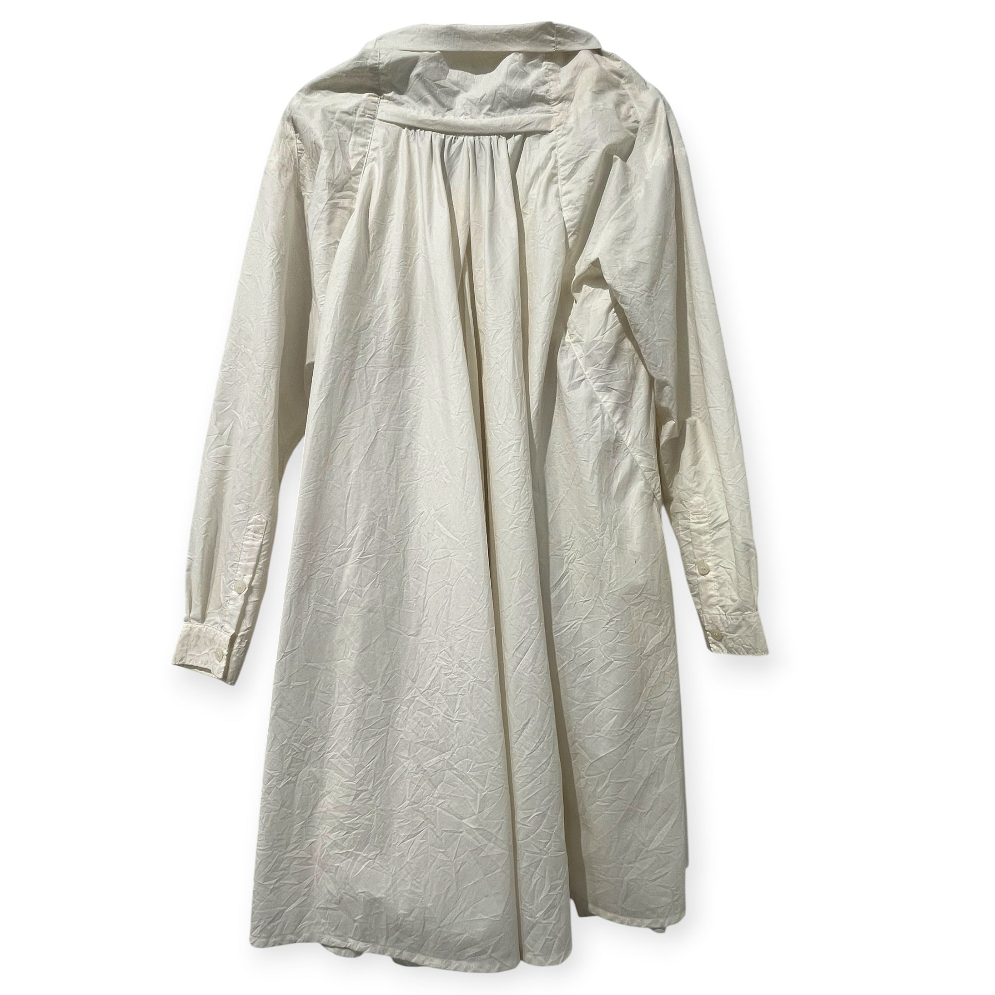 ISSEY MIYAKE/Trench Coat/M/CRM/Single Breasted/BUTTON DOWN VEST INTERIOR view 3