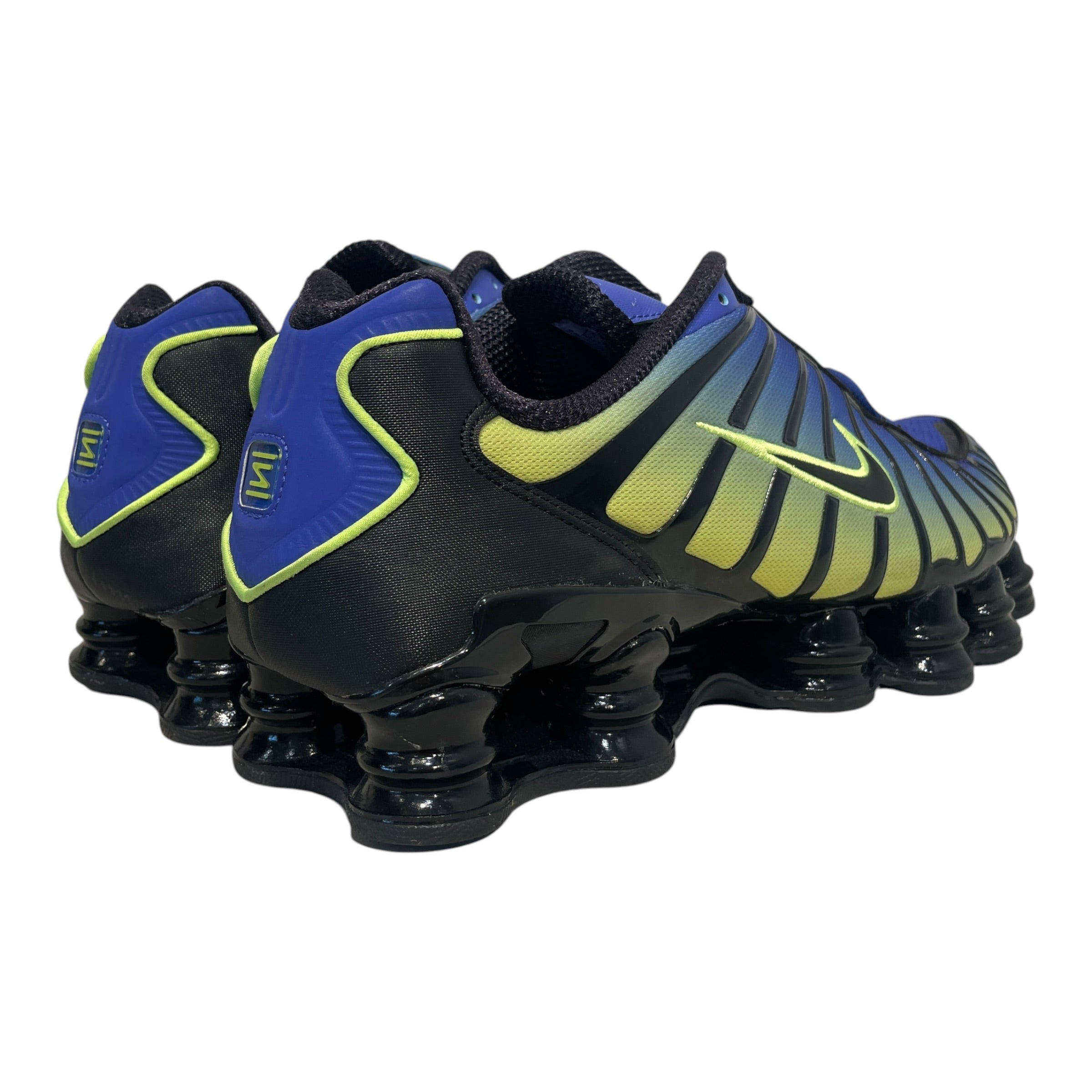 NIKE/Low-Sneakers/US 13/Cotton/BLU/Nike Shock view 2