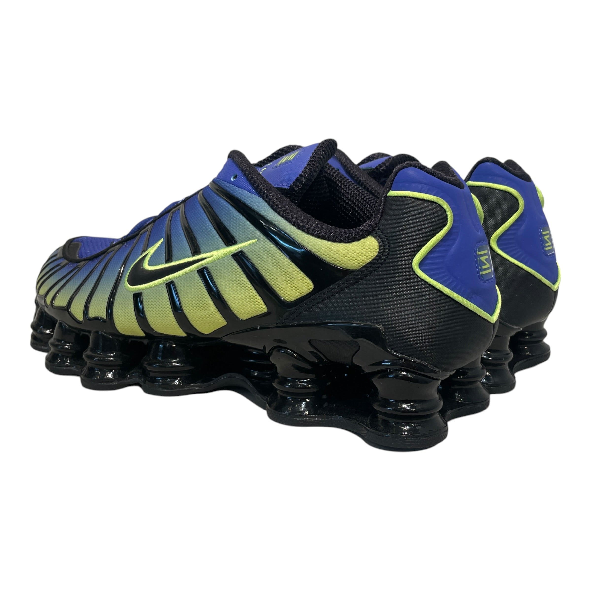 NIKE/Low-Sneakers/US 13/Cotton/BLU/Nike Shock view 3