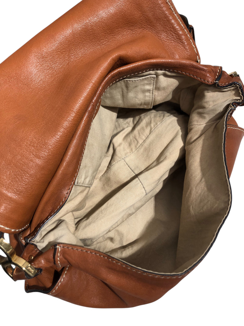 Chloe/Cross Body Bag/Leather/BRW/