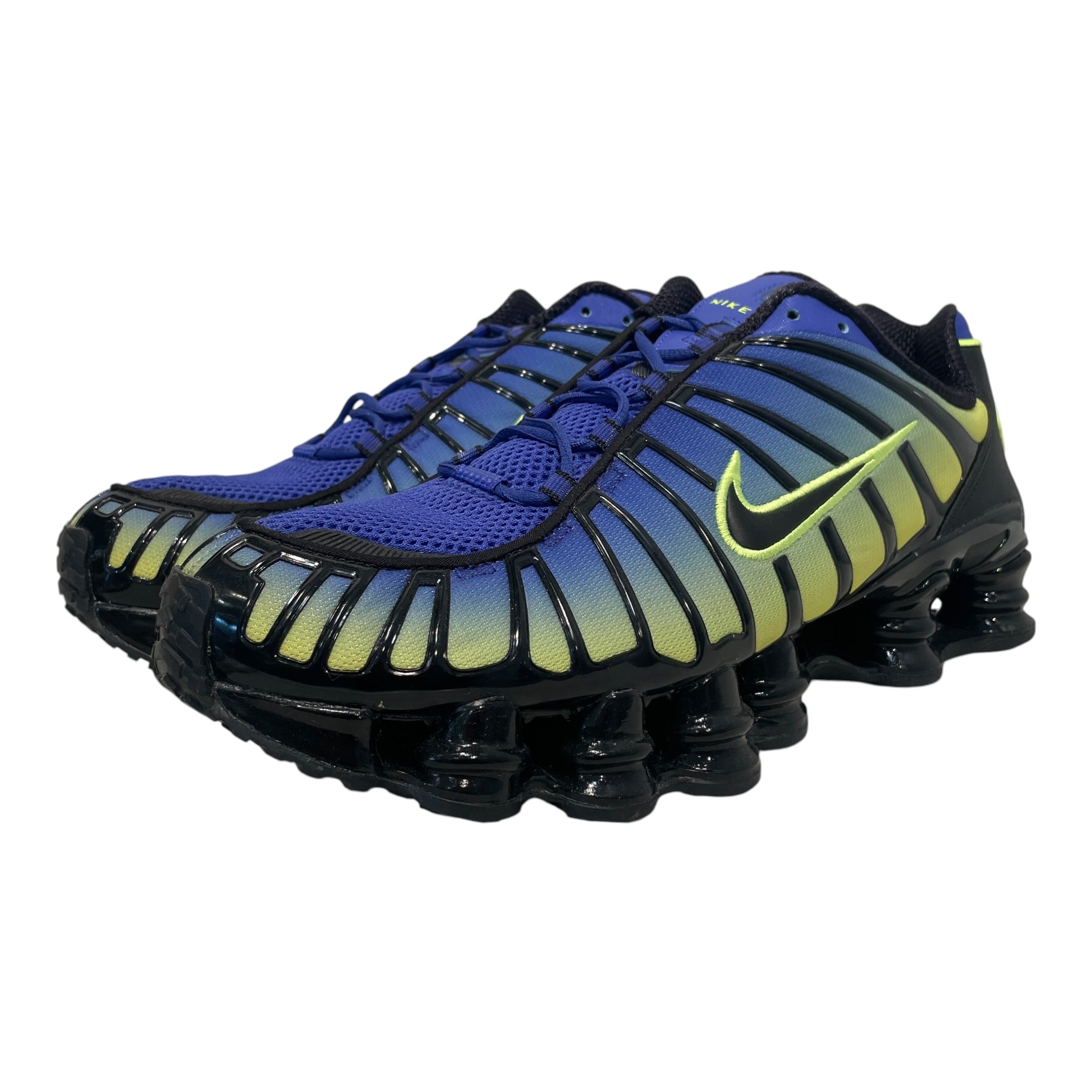 NIKE/Low-Sneakers/US 13/Cotton/BLU/Nike Shock view 4