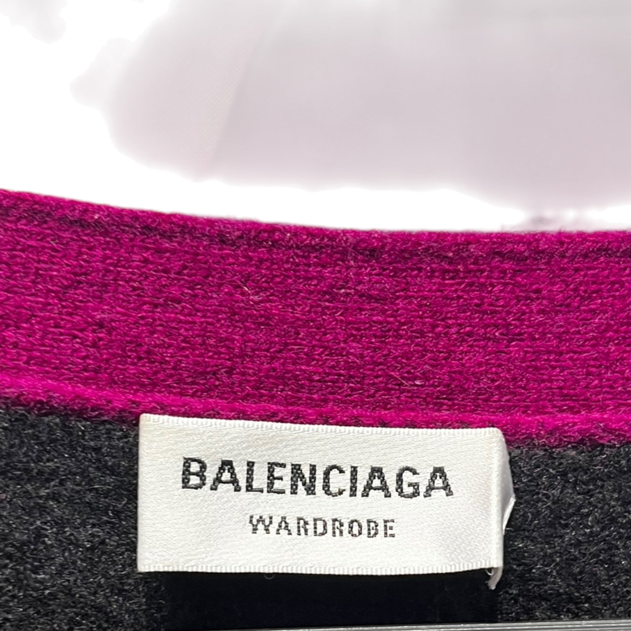 BALENCIAGA/Cardigan/M/Monogram/Wool/PPL/2021 Intarsia Cardigan view 3