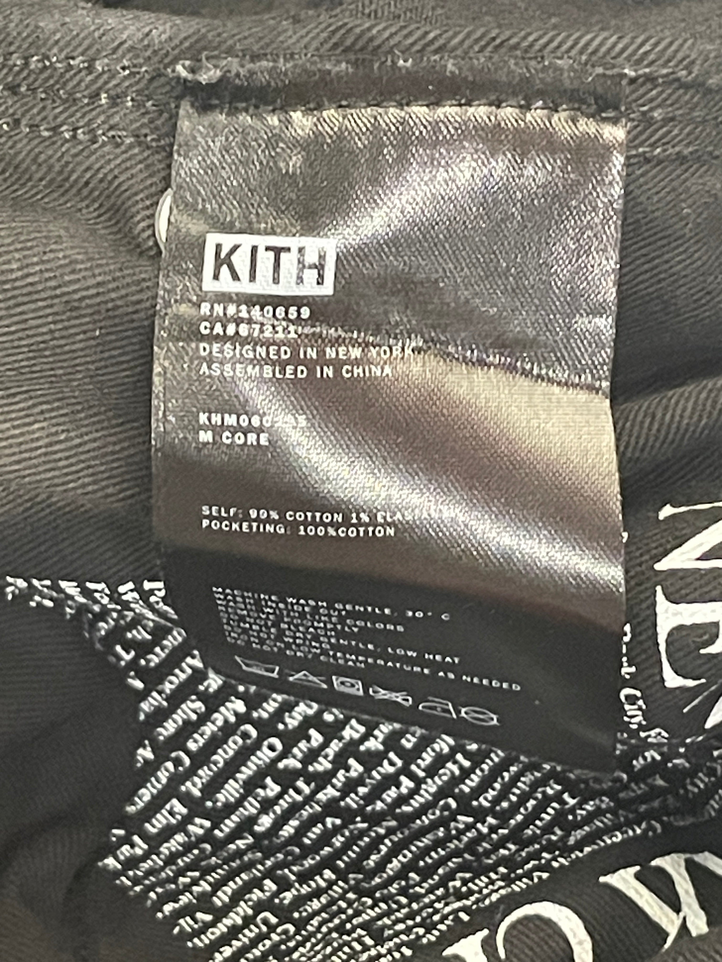 KITH/Straight Pants/36/Denim/BLK/straight leg view 4