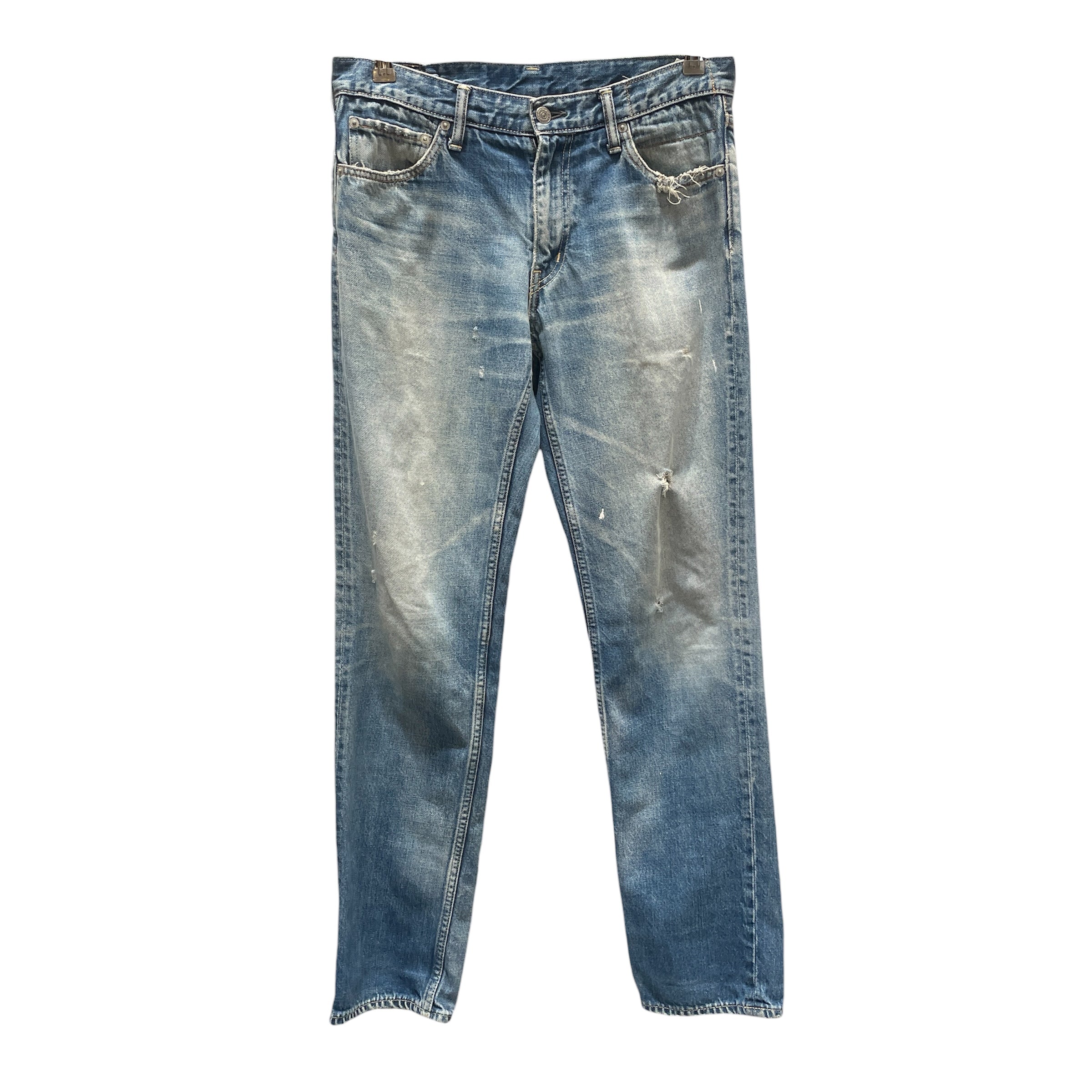 visvim/Straight Pants/32/Cotton/BLU/32x32 view 1
