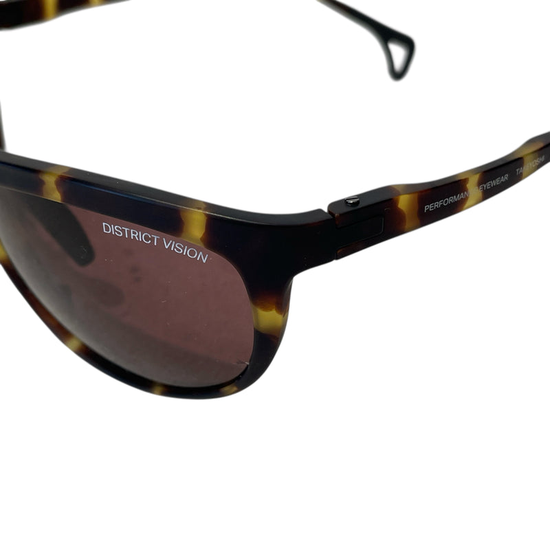 DISTRICT VISION/Sunglasses/Tortoiseshell Pattern/BRW/TAKEYOSHI