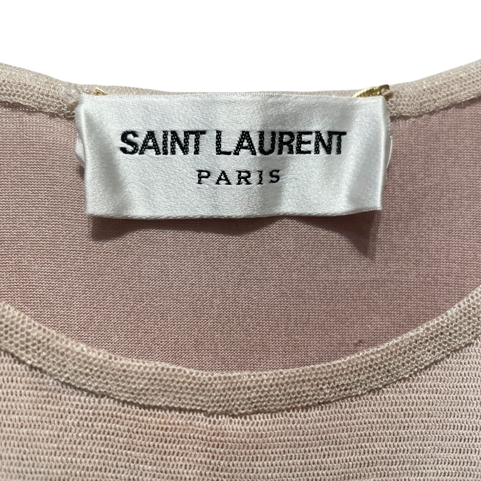 SAINT LAURENT/SS Dress/38/Silk/BEG/Mini Length/165/88Y view 3