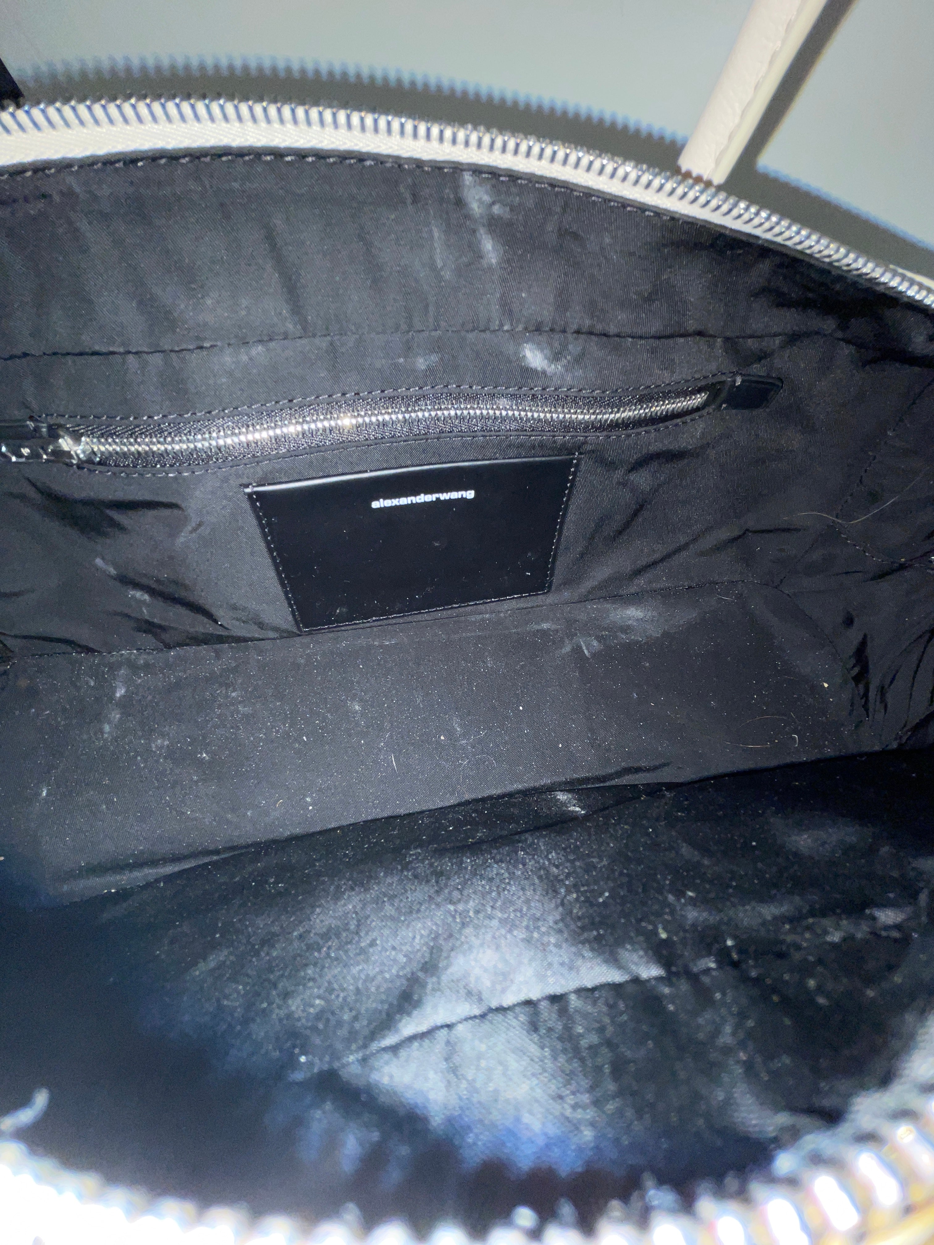 Alexander Wang/Hand Bag/Leather/CRM/STUDDED BOTTOM view 4