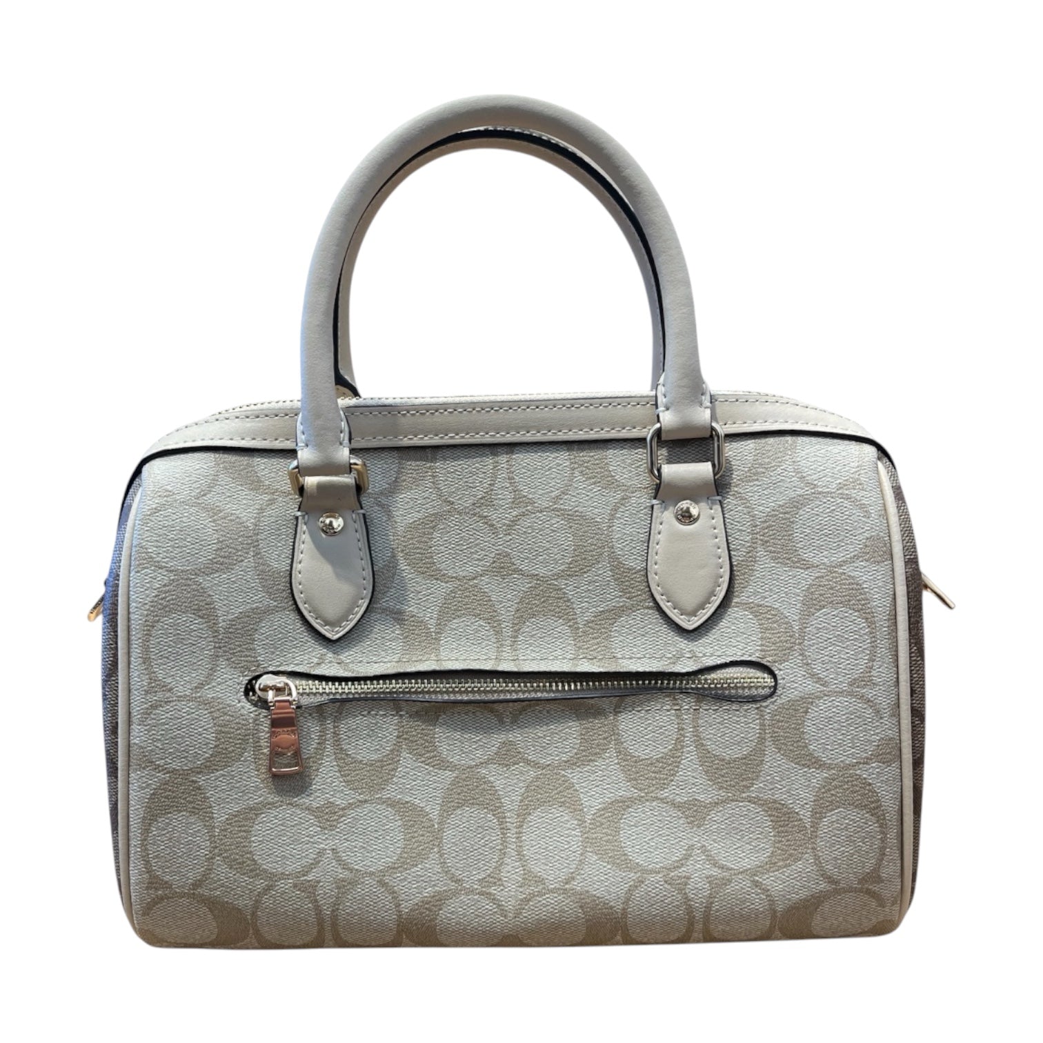 COACH/Boston Bag/Monogram/Leather/CRM/Rowan bag view 2