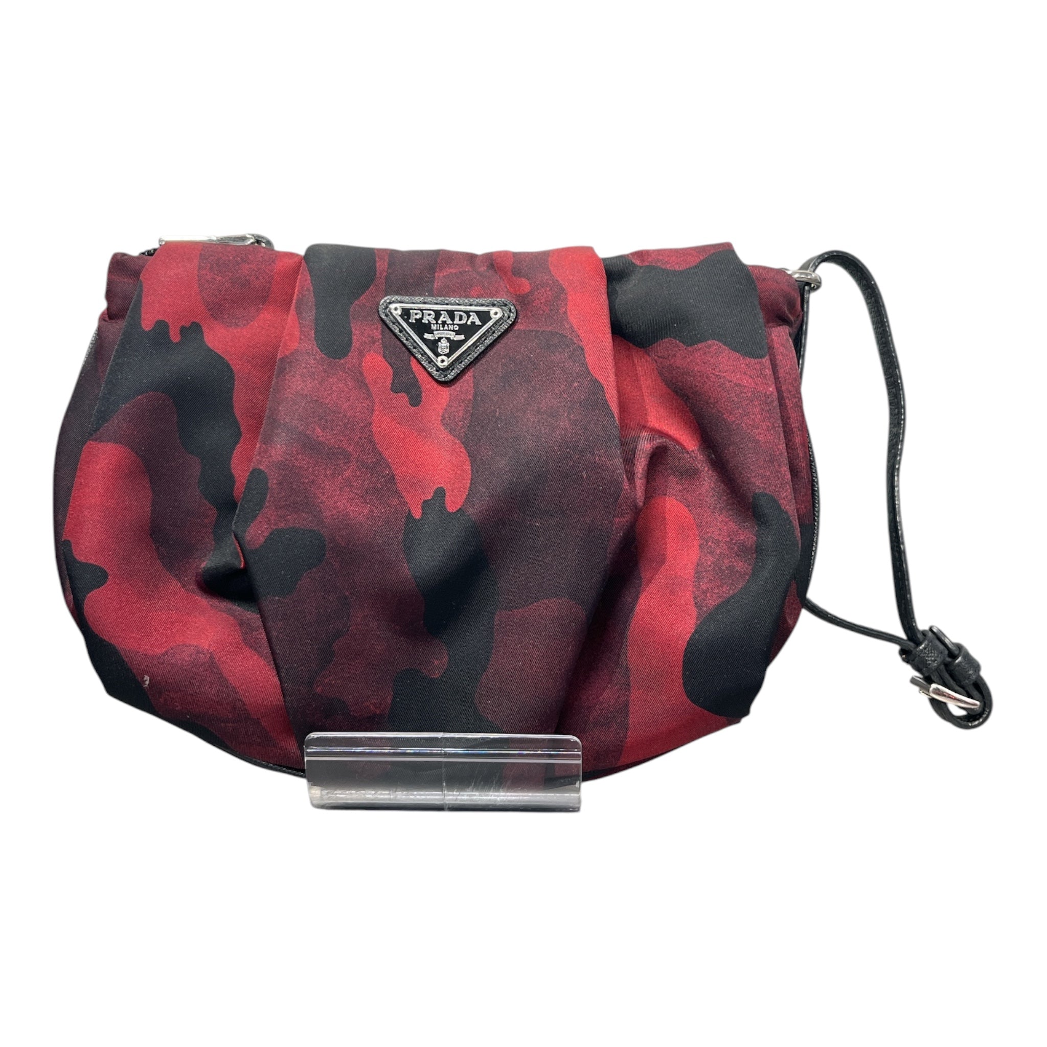 PRADA/Pouch/Camouflage/Nylon/RED/Trimmed Tessuot Stampata view 1