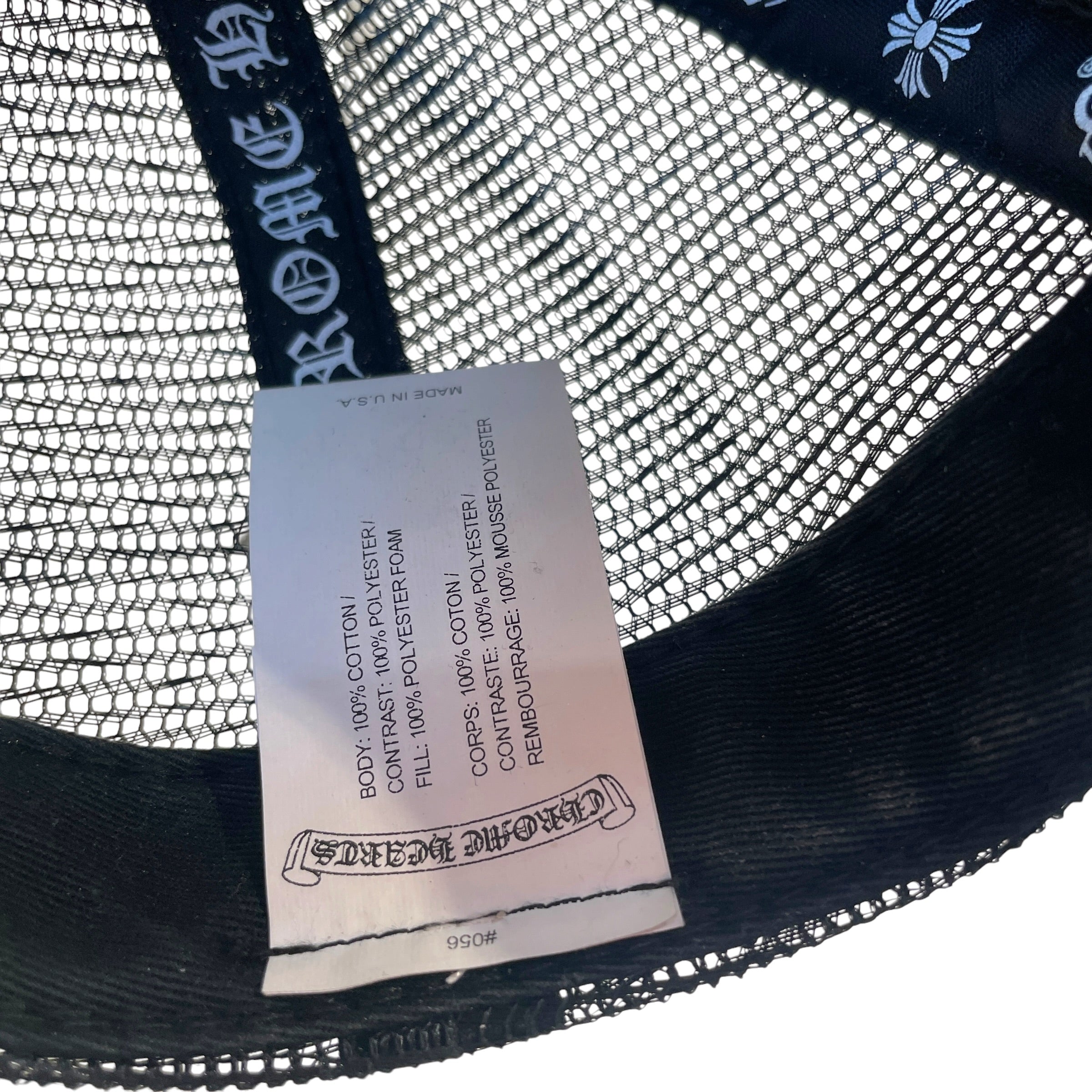 CHROME HEARTS/Hat/OS/Graphic/Cotton/BLK/M's/Logo Hat view 6