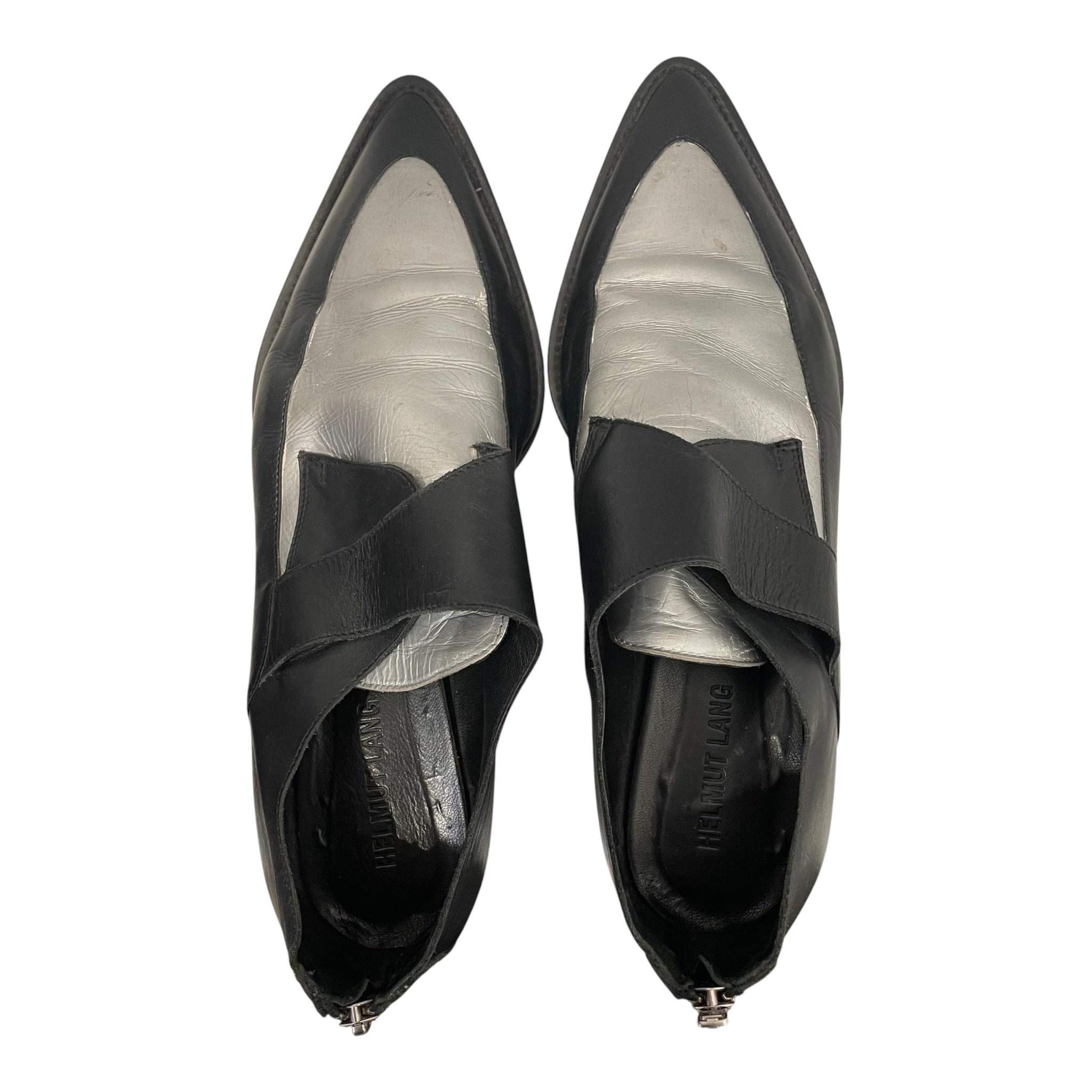 Helmut Lang/Dress Shoes/EU 40/BLK/pointed creeper loafer view 4