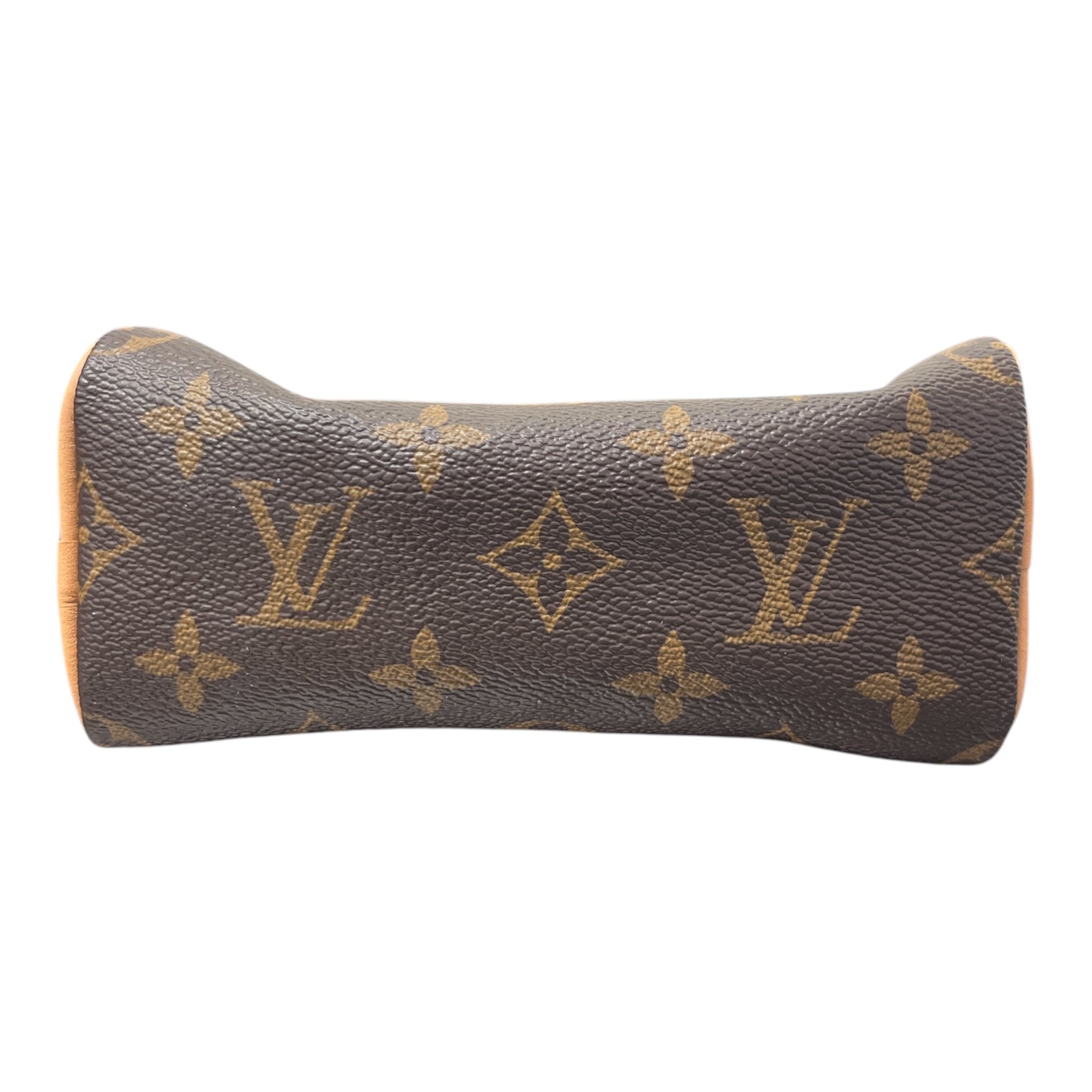LOUIS VUITTON/Cross Body Bag/Monogram/Leather/BRW/NANO SPEEDY view 4
