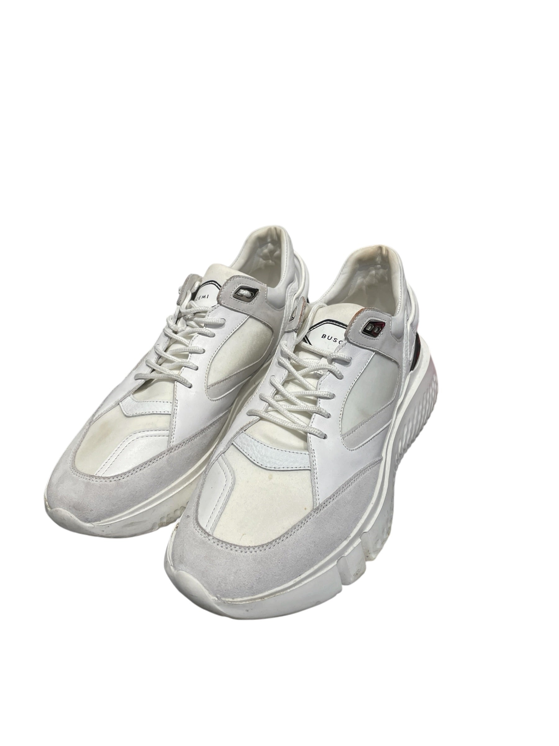 BUSCEMI/Hi-Sneakers/EU 41/Leather/WHT/ view 1