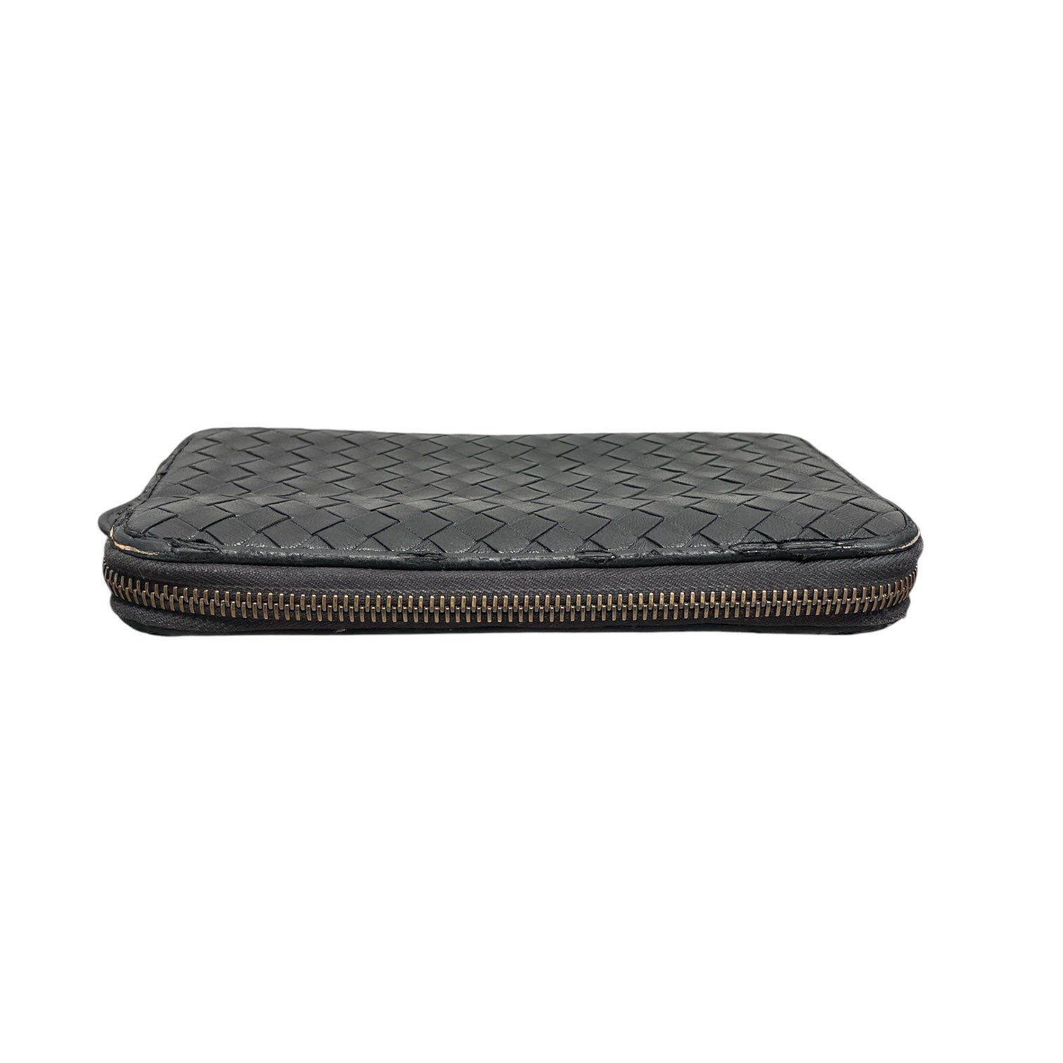 BOTTEGA VENETA/Trifold Wallet/Leather/BLK/L's/Zip Around Wallet view 4