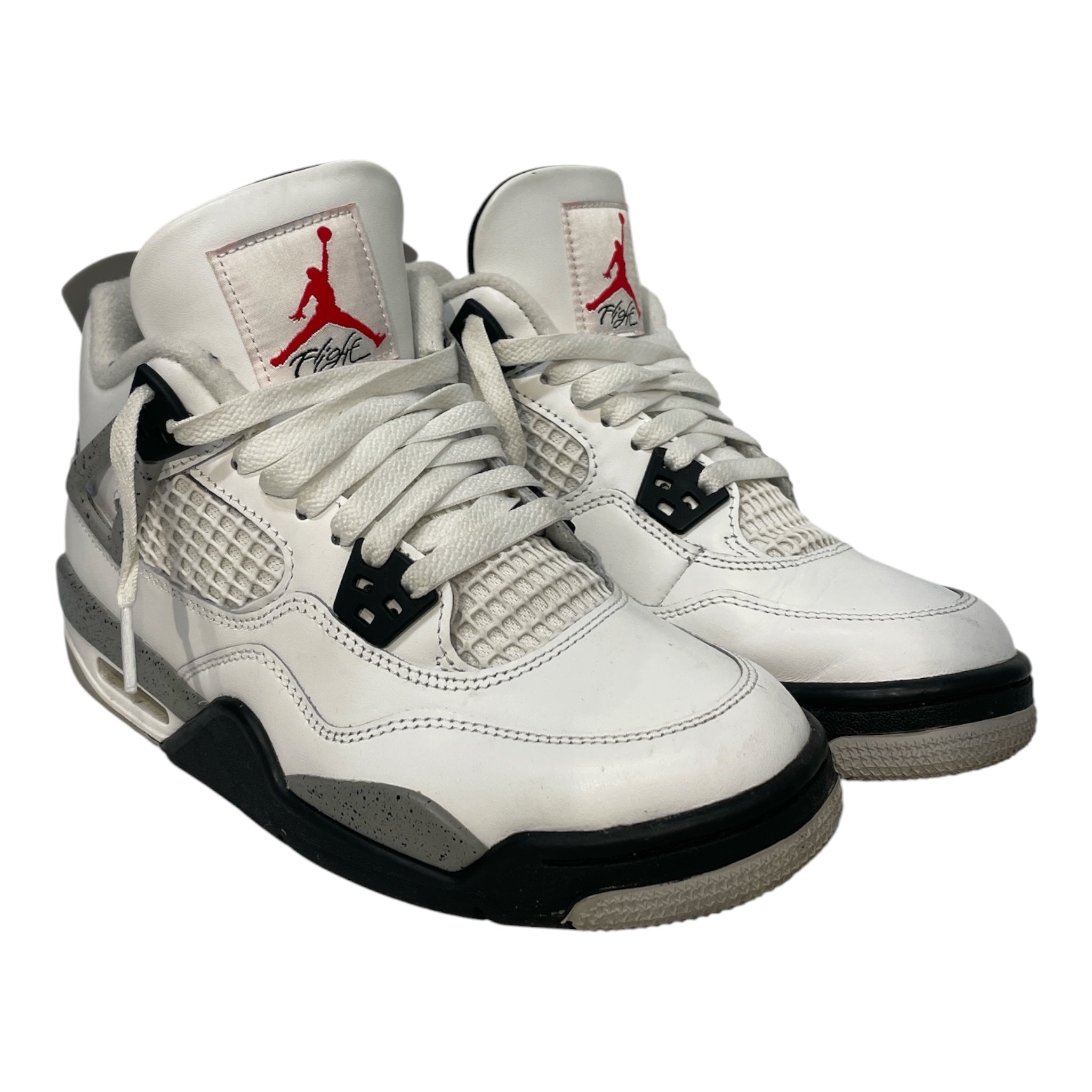 NIKE/AIR JORDAN 4 RETRO OG/Hi-Sneakers/US 5.5/Leather/WHT/IB4171-100 view 1
