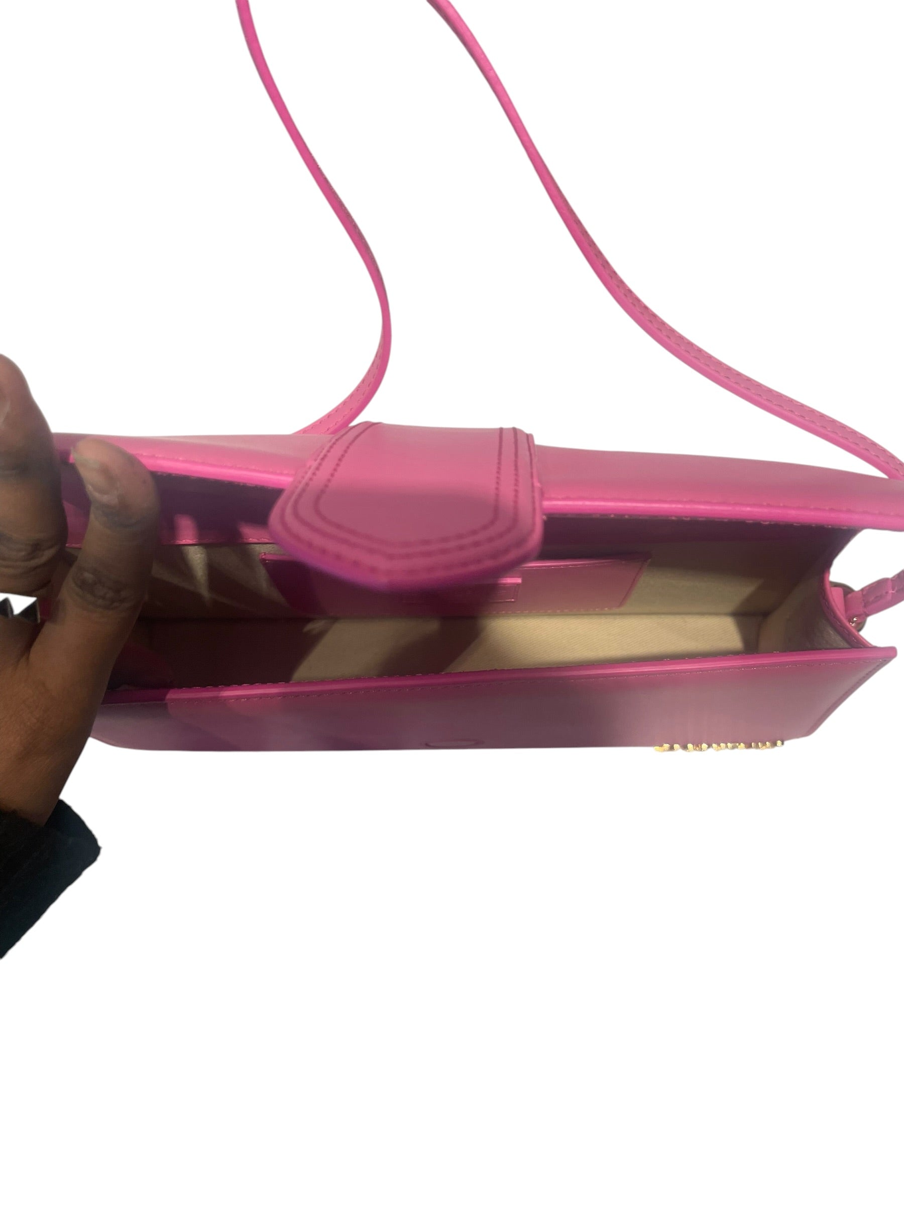 JACQUEMUS/Hand Bag/Leather/PNK/Le Bambino Long Bag view 4