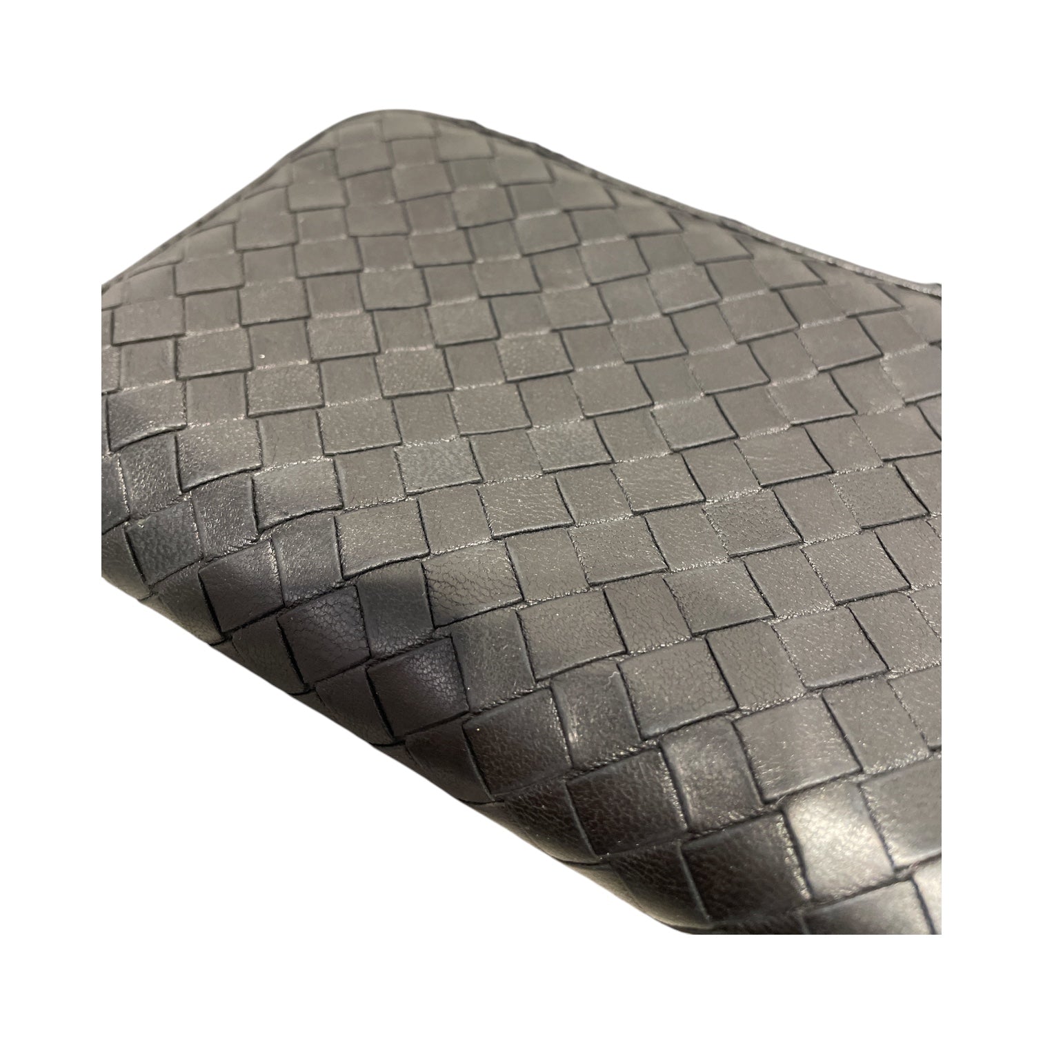 BOTTEGA VENETA/Trifold Wallet/Leather/BLK/L's/Zip Around Wallet view 6