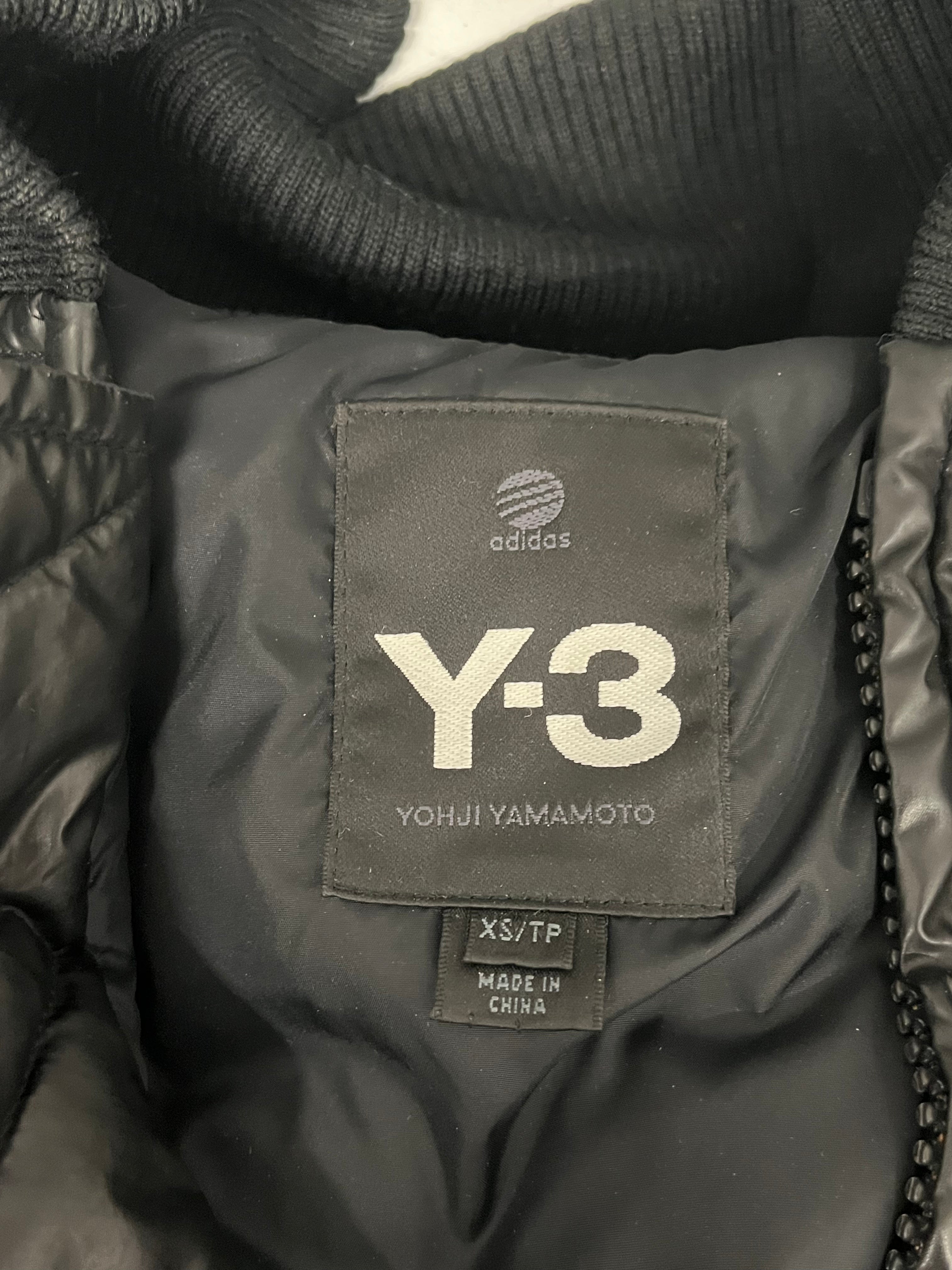 Y-3/Mod Parka/XS/Nylon/BLK/Ribbed Collar Bomber Parka view 3