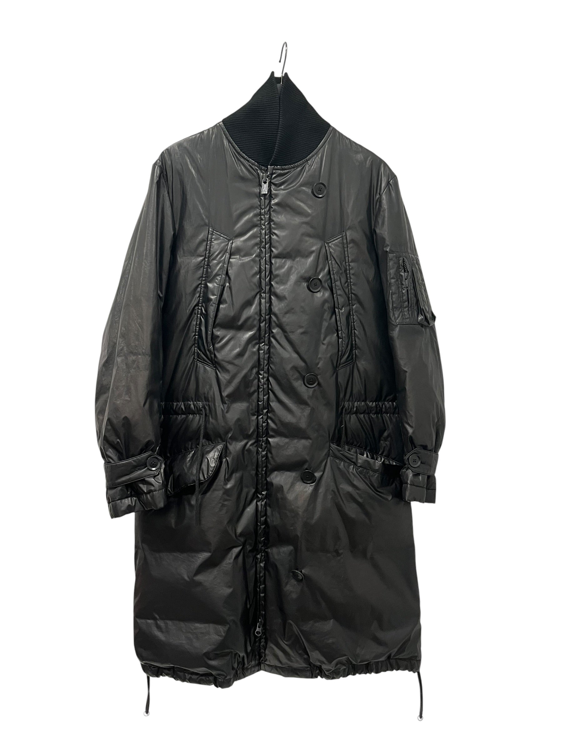 Y-3/Mod Parka/XS/Nylon/BLK/Ribbed Collar Bomber Parka view 1