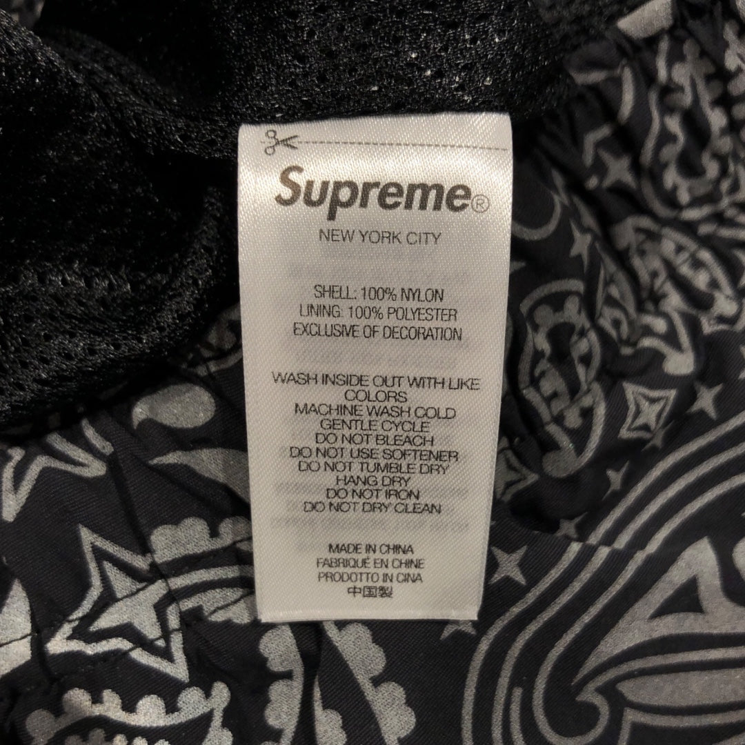 Supreme/Bootcut Pants/L/Nylon/GRY/All Over Print/ view 4