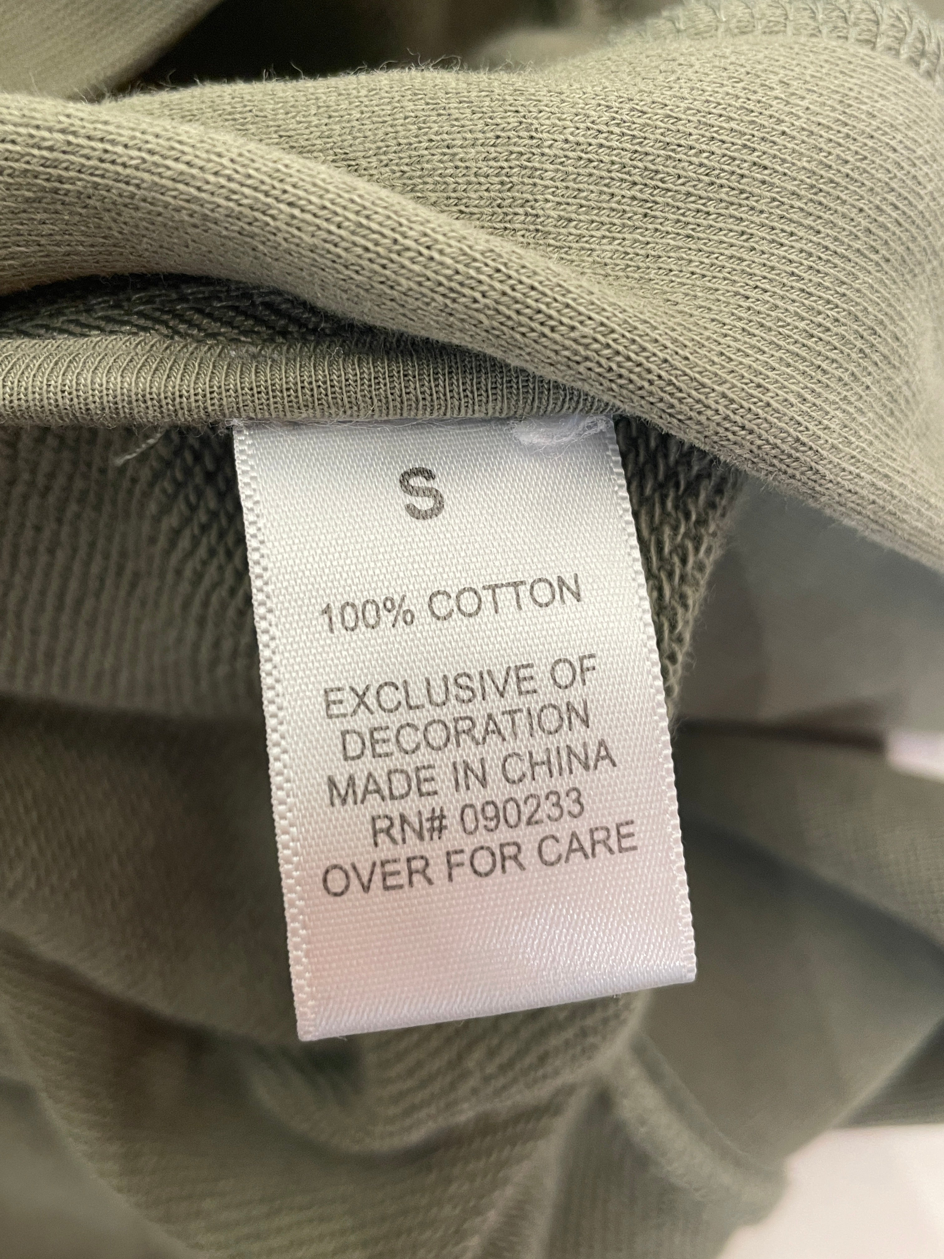 FEAR OF GOD/Zip Up Hoodie/L/Cotton/GRN/ view 4