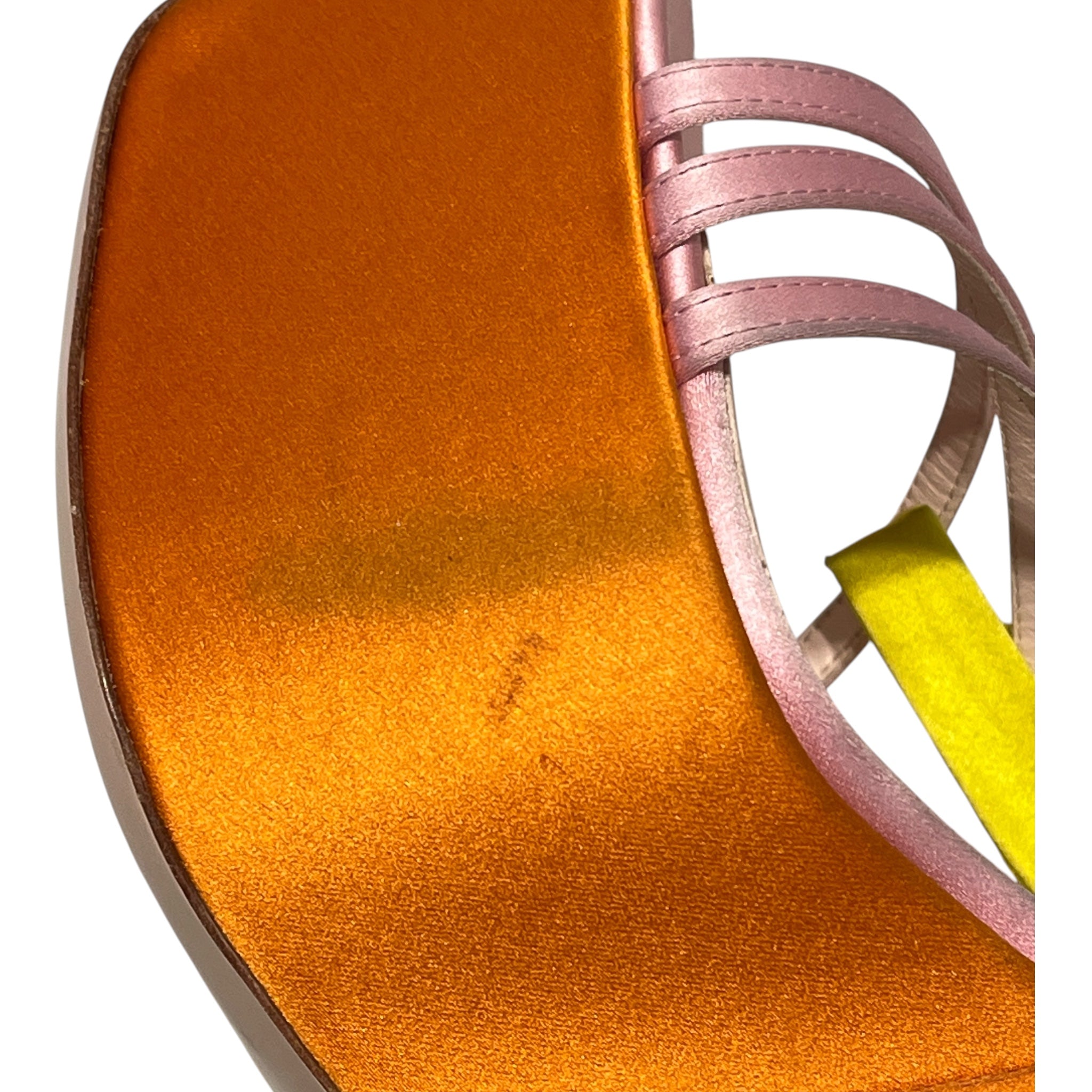 Roger Vivier/Heels/EU 40/Silk/ORN/Ankle Strap/CHOC BOW SATIN PLATFORM SANDAL view 4