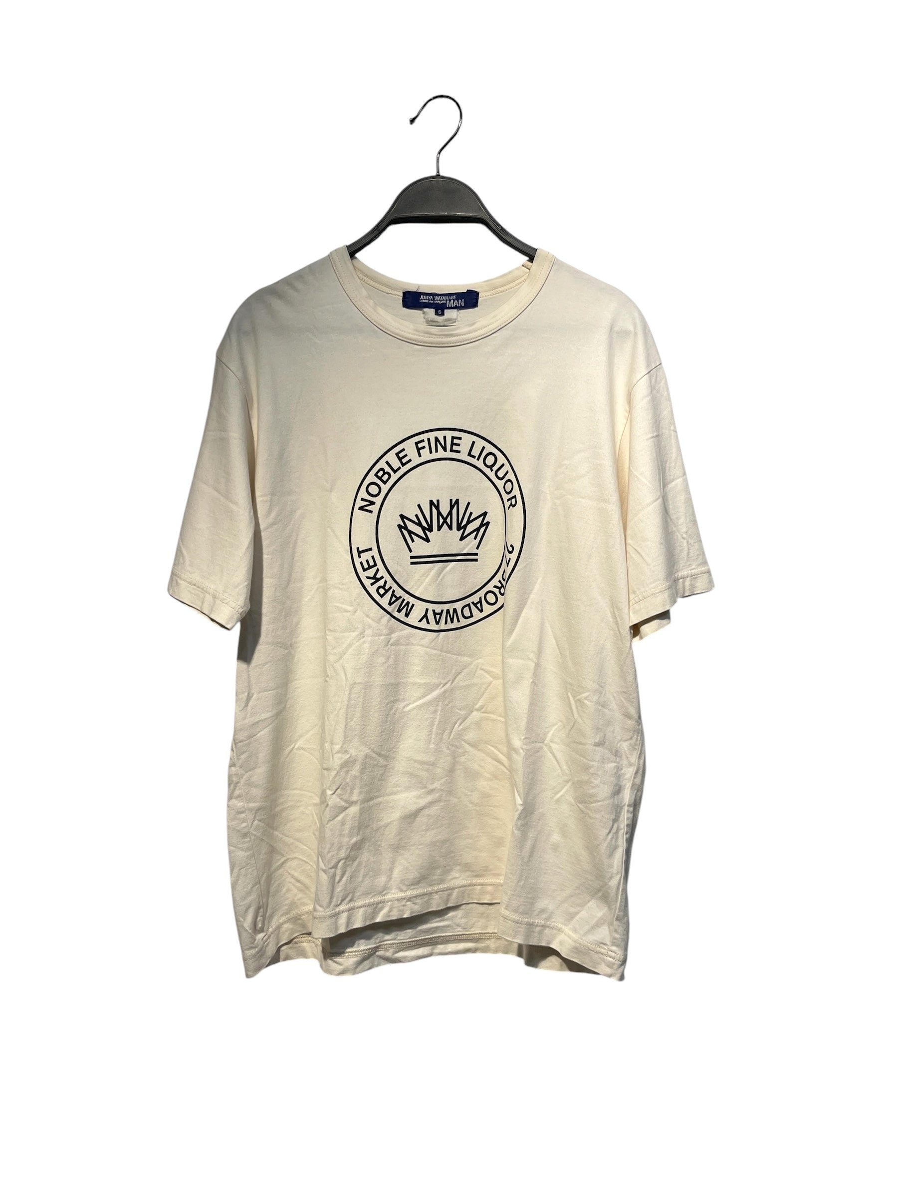 JUNYA WATANABE COMME des GARCONS/T-Shirt/S/Cotton/CRM/Graphic/ view 1