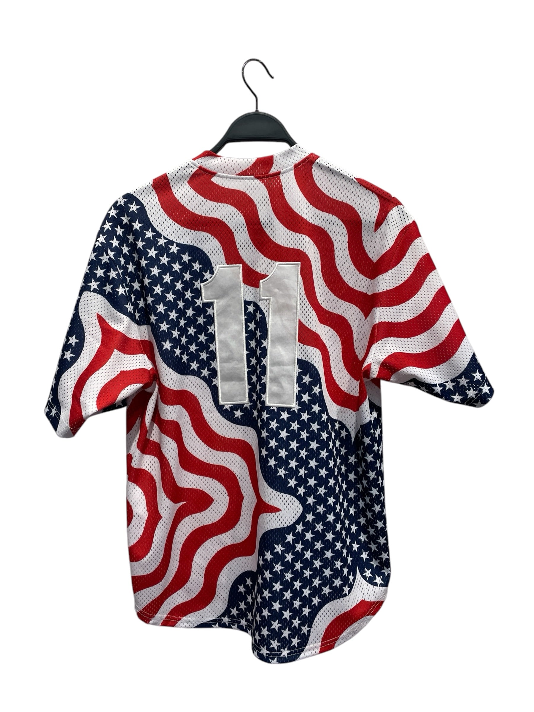 Supreme/SS Shirt/S/Nylon/MLT/All Over Print/Shop S Flag New York view 2
