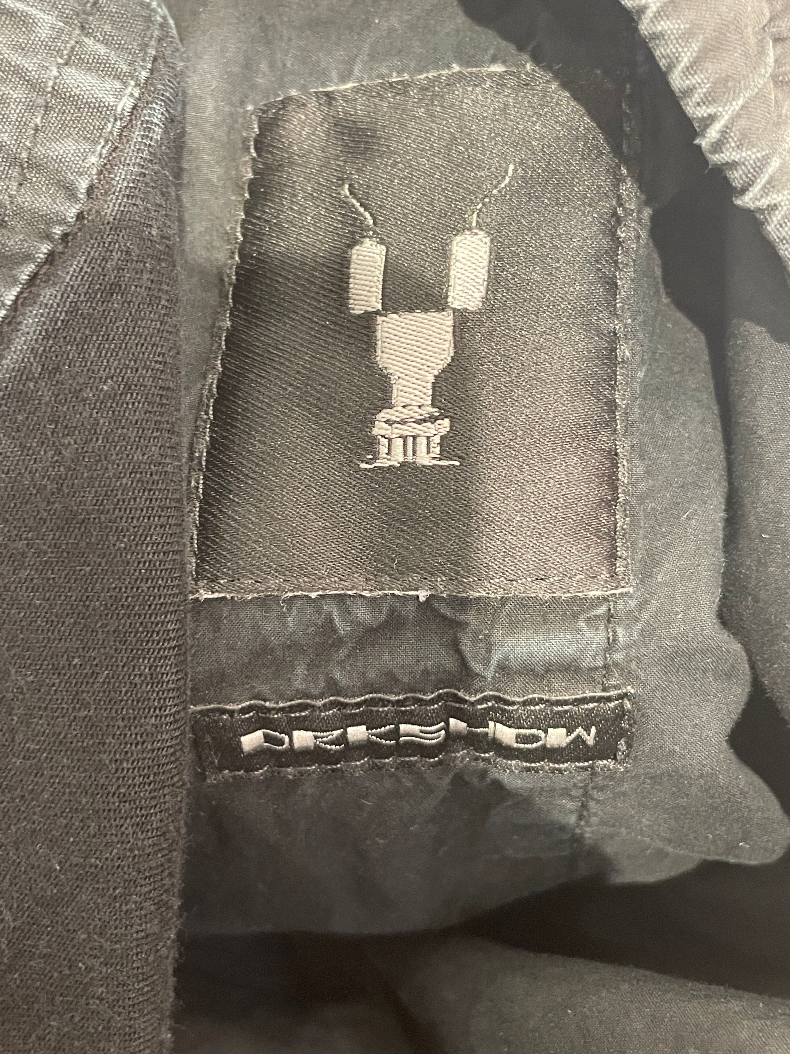 Rick Owens/Shorts/M/Cotton/BLK/drop crotch drkshdw view 5
