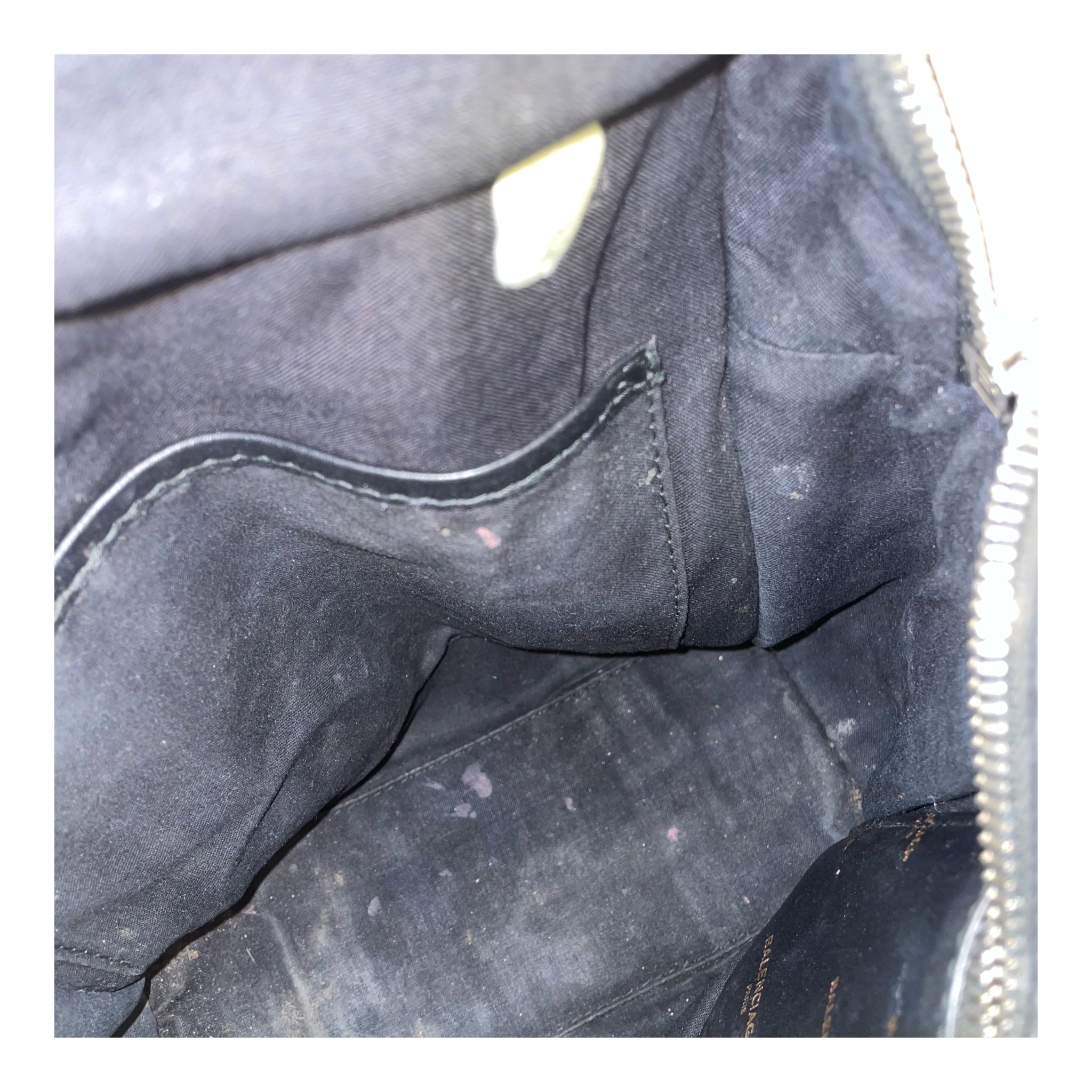 BALENCIAGA/Hand Bag/Monogram/Leather/BLK/GLD MONOGRAM view 6