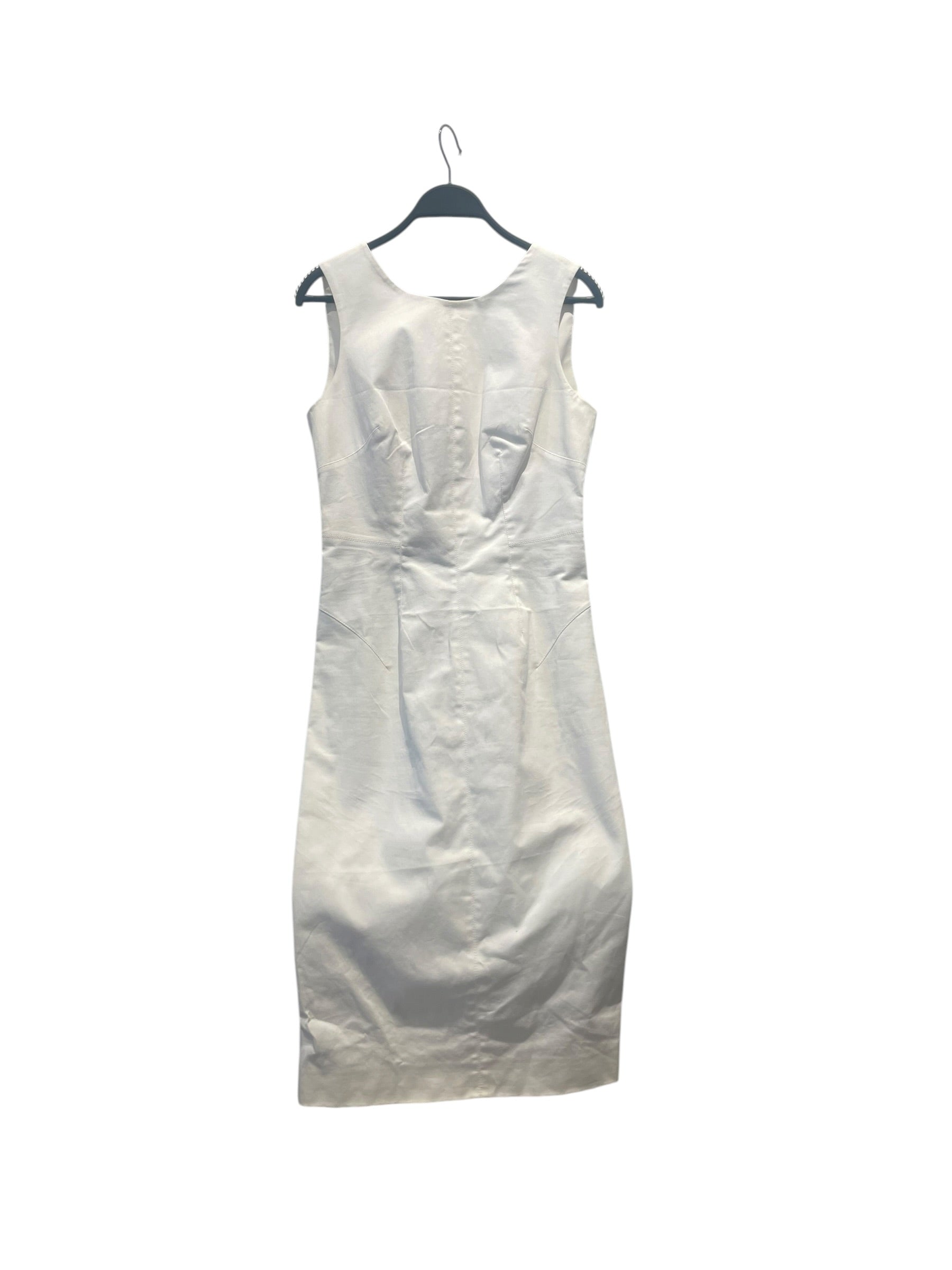 DOLCE&GABBANA/SL Dress/42/Cotton/WHT/ view 1