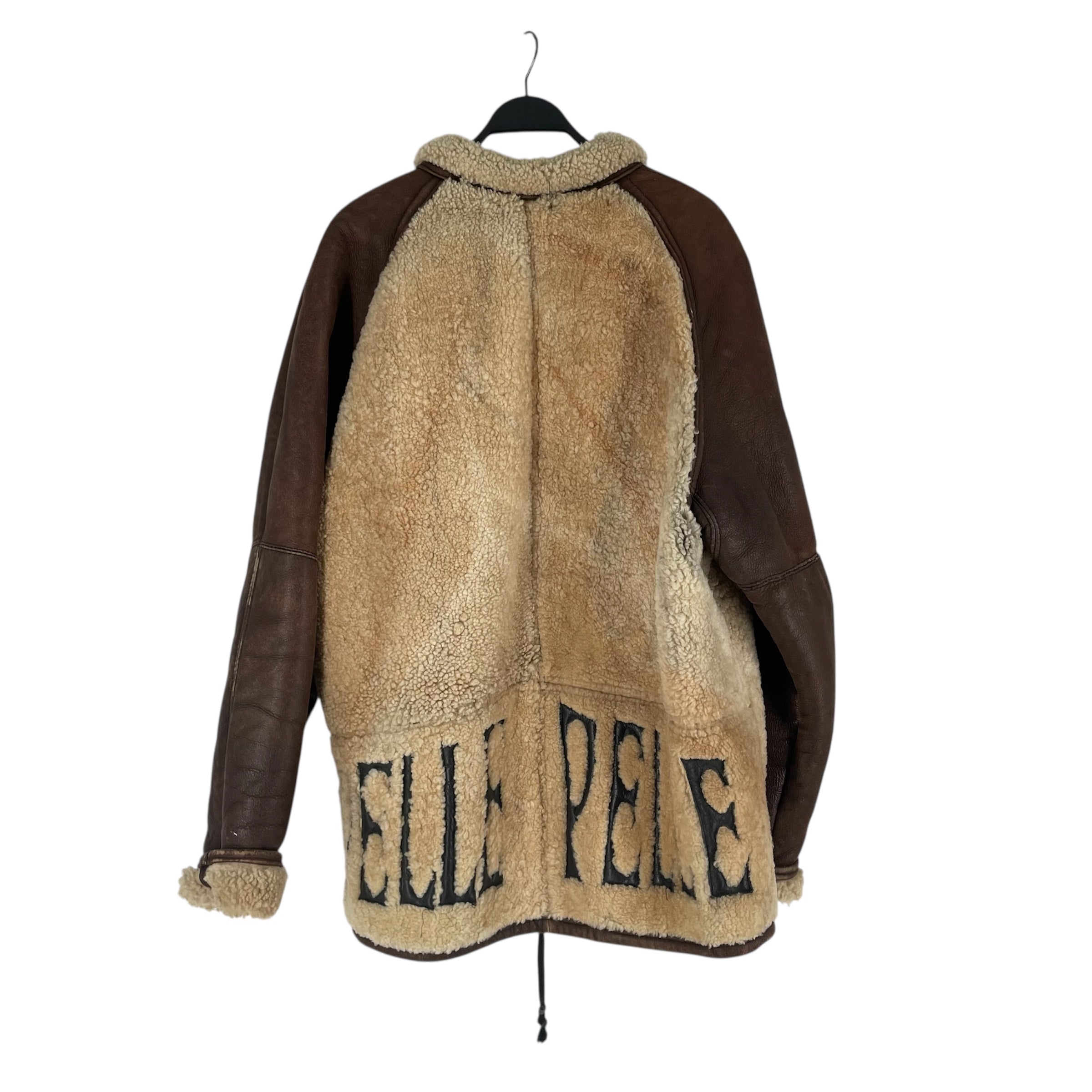 Pelle Pelle/Jacket/XXL/BRW/BEIGE FUR BRWN LEATHER SLEEVES view 2