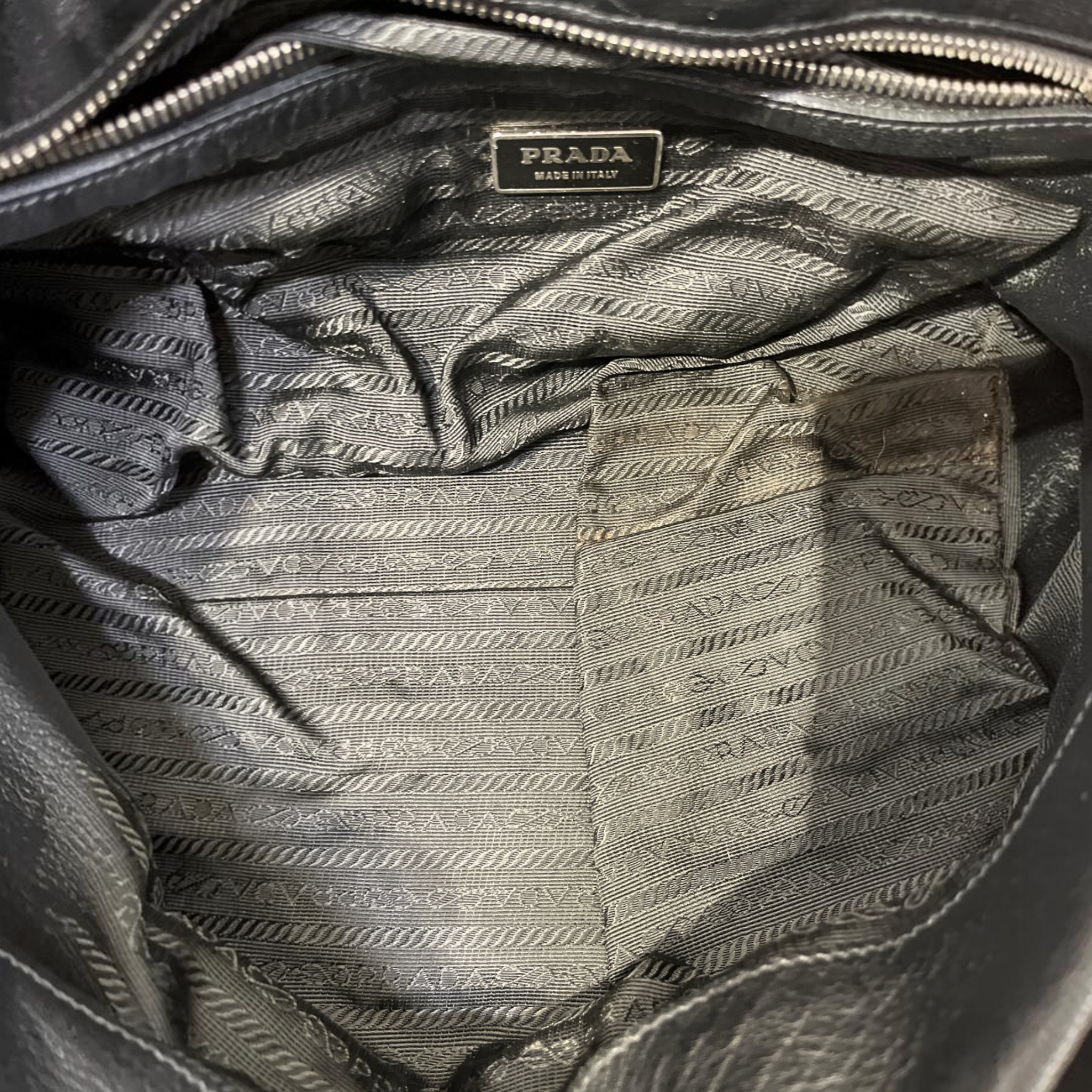 PRADA/Hand Bag/BLK/TESSUTO view 4