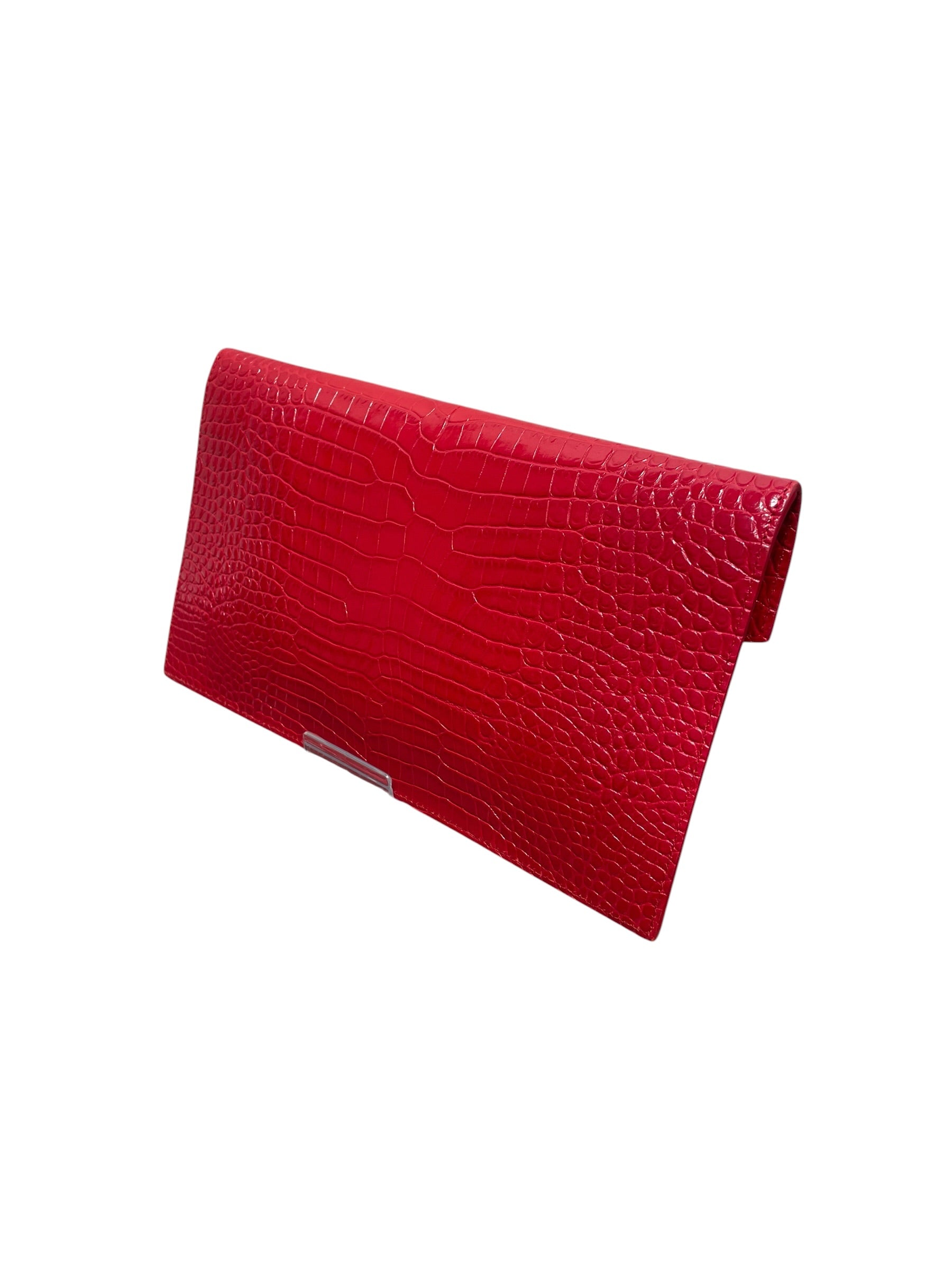 SAINT LAURENT/Pouch/Croco Embossed uptown view 2