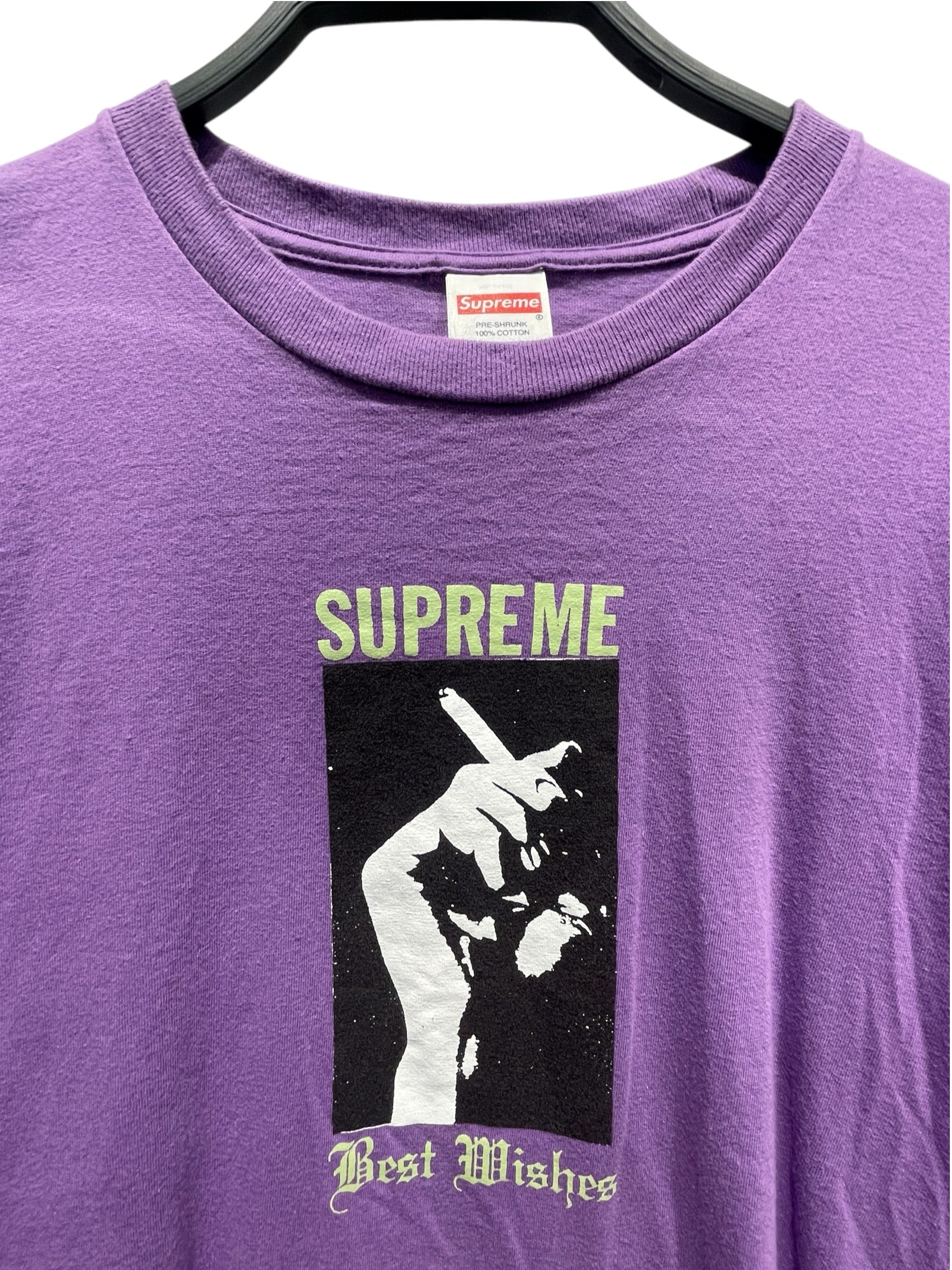 Supreme/T-Shirt/M/Cotton/PPL/Best Wishes view 3